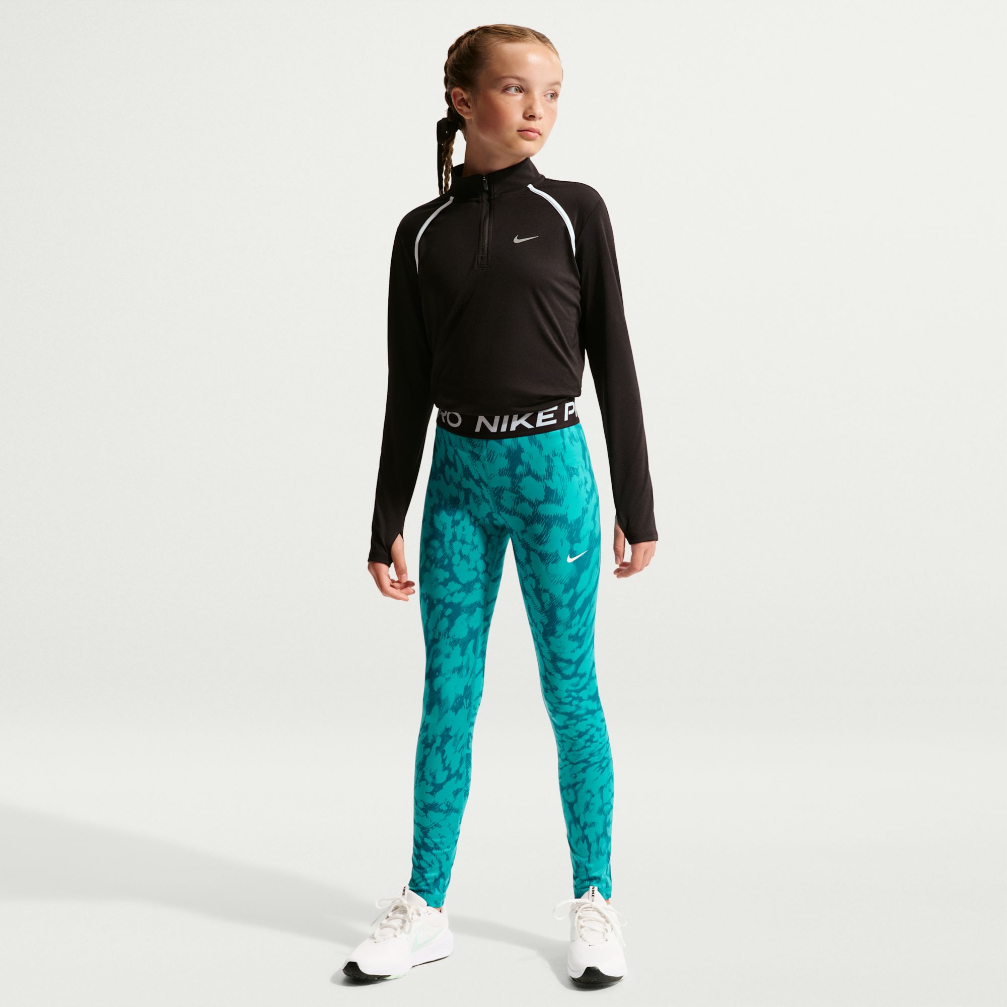 Nike Girls' Pro Dri-FIT Printed Sport Tight