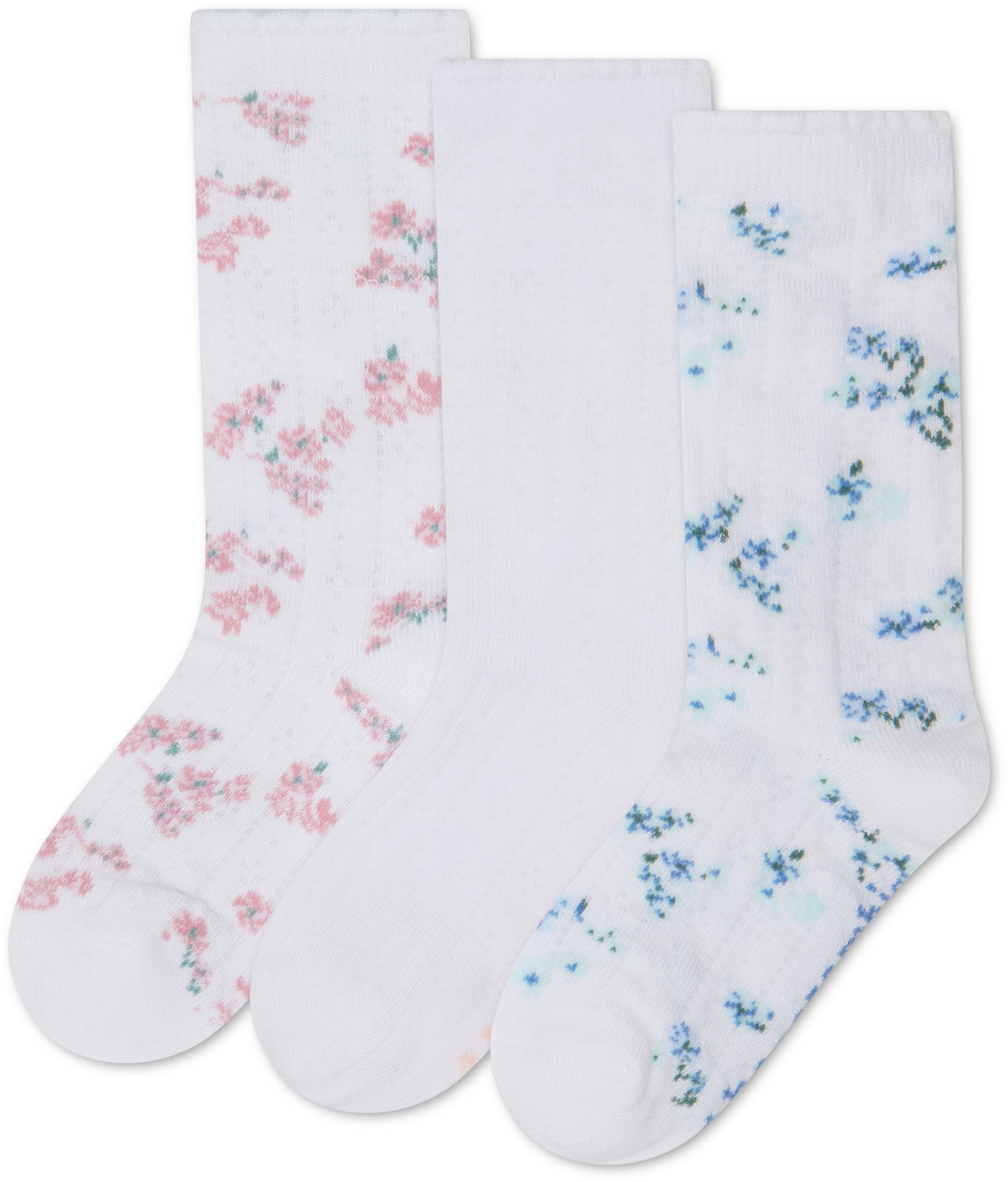 Jordan Kids' Floral Lace Crew Socks (3 Pairs)