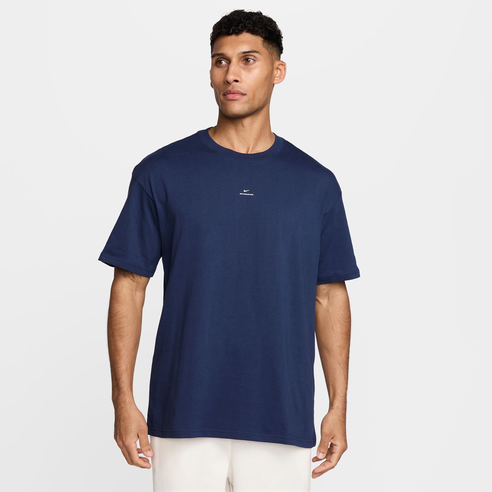 Nike Men's Dri-FIT Standard Issue Basketball T-Shirt, XL, Midnight Navy