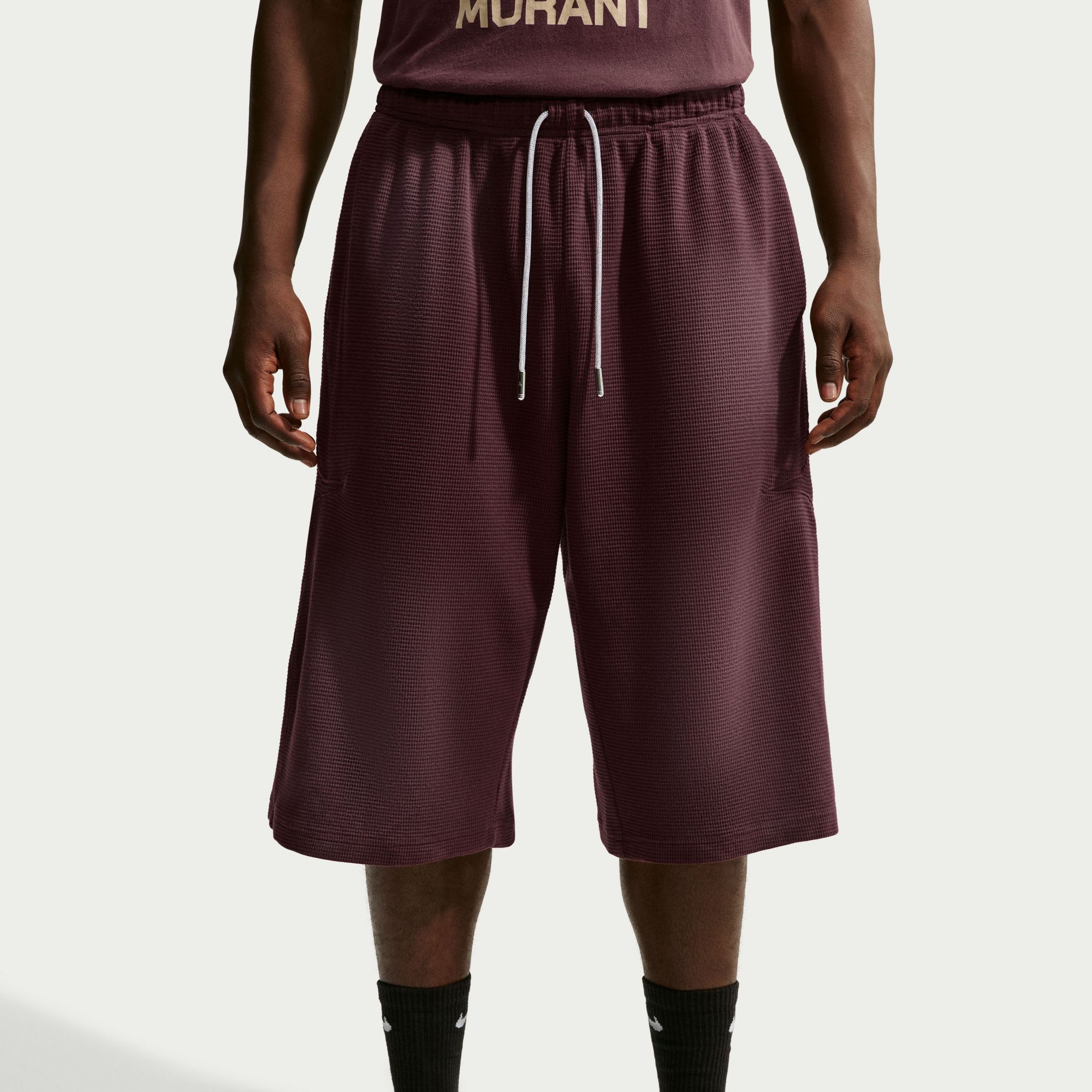 Nike Men's Ja Morant Waffle Knit Washed 14'' Basketball Shorts