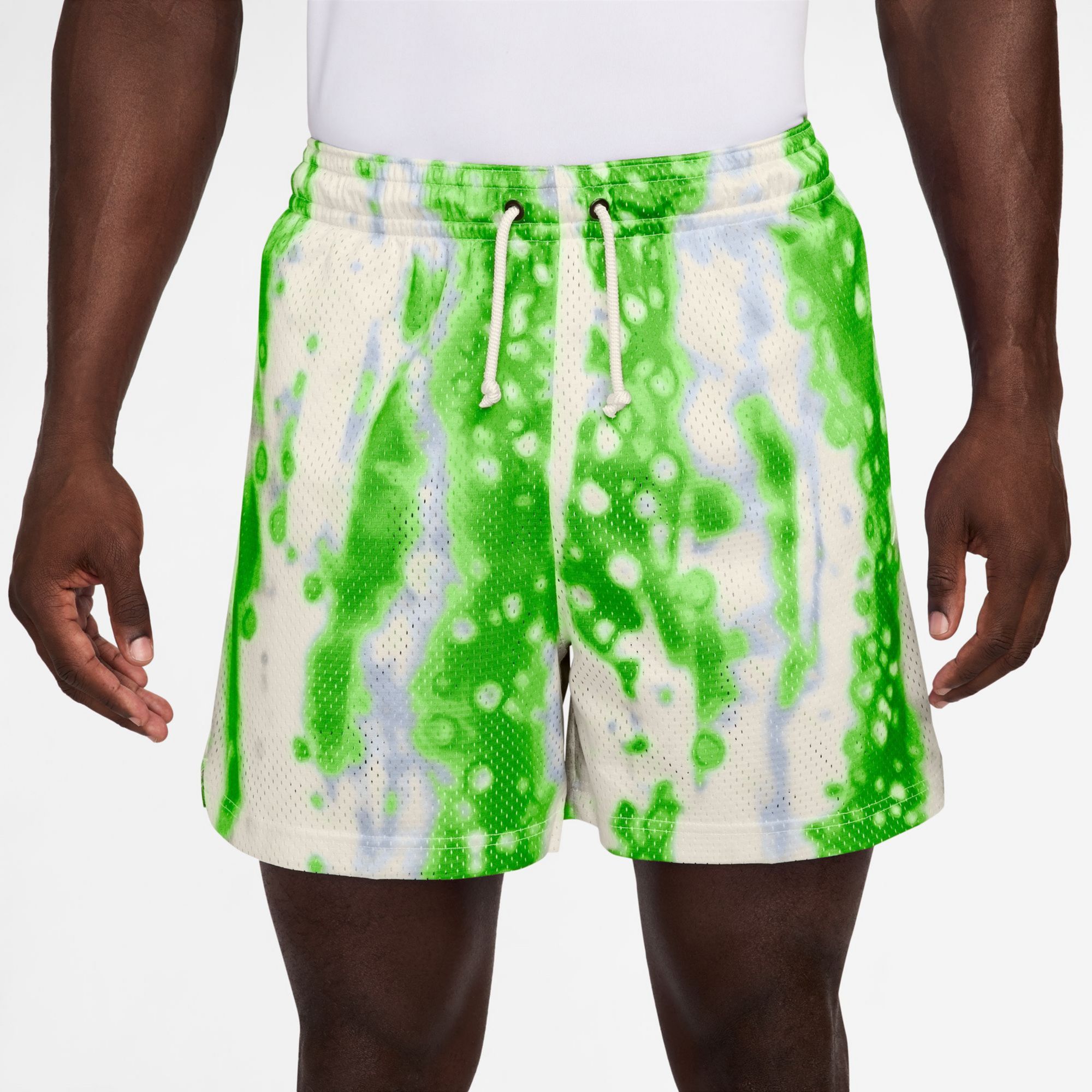 Nike Men's Dri-FIT Standard Issue Allover Print 5" Practice Mesh Shorts