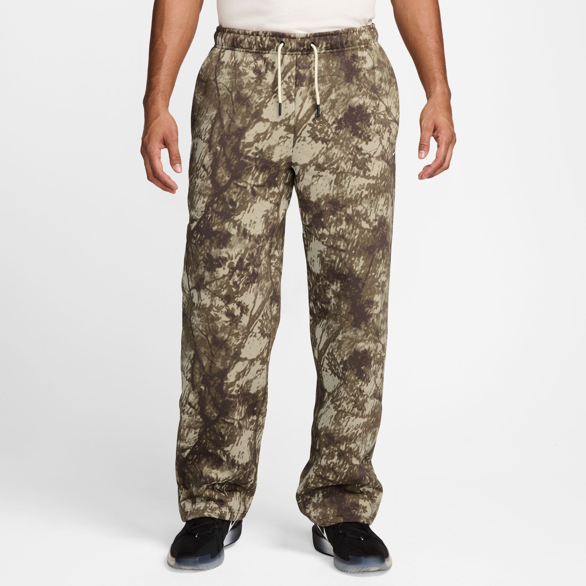Nike Men's Standard Issue Brushed Open Hem Basketball Pants