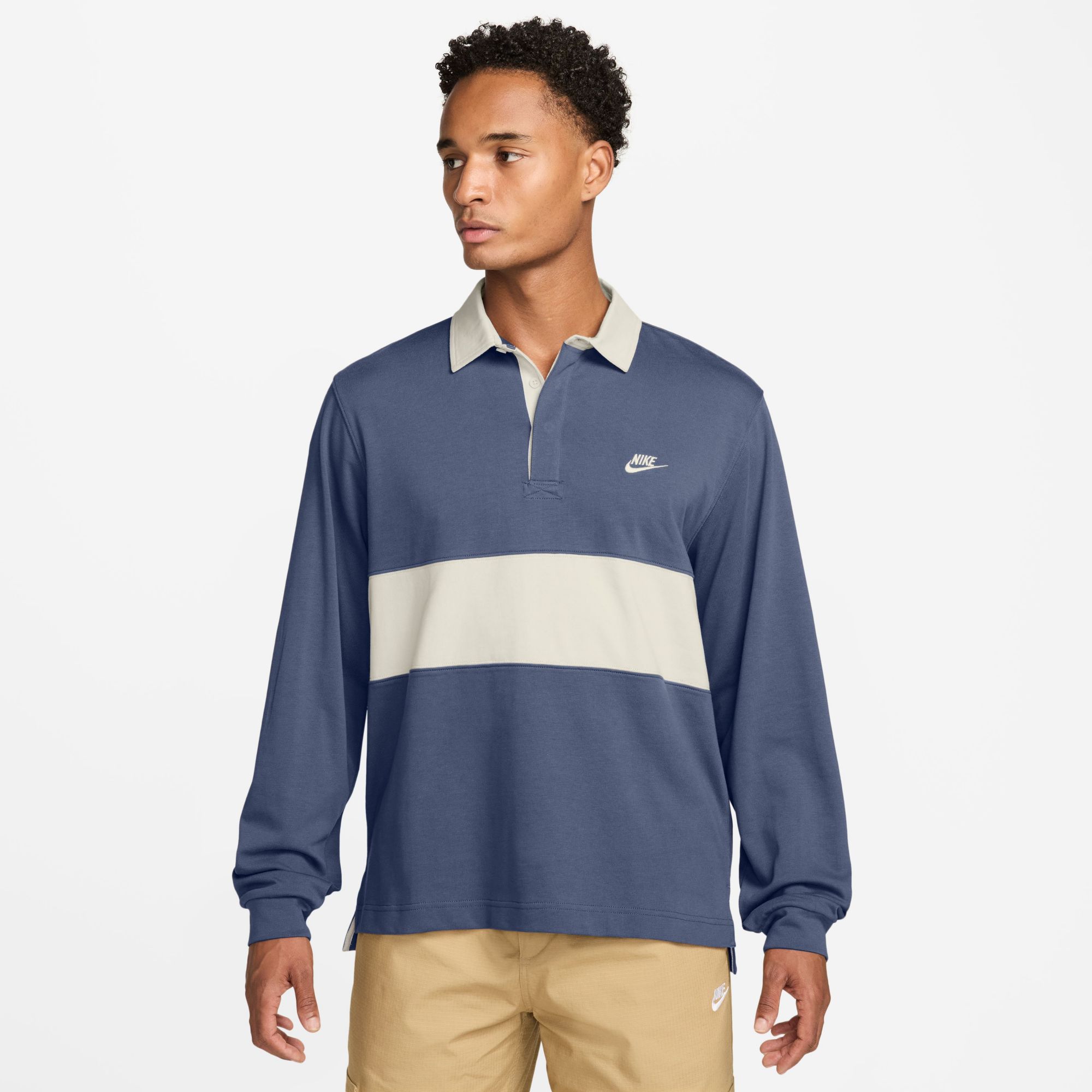 Nike Men's Long-Sleeve Rugby Top
