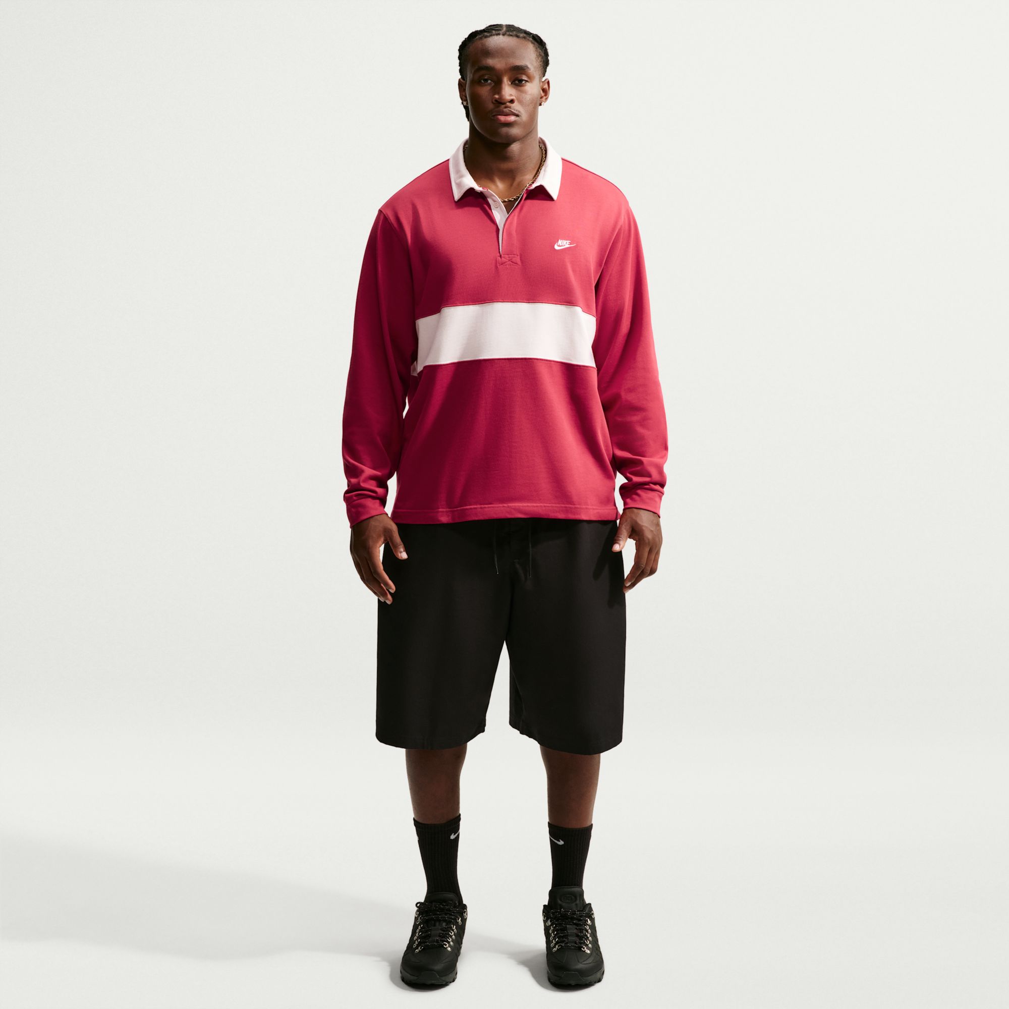 Nike Men's Long-Sleeve Rugby Top