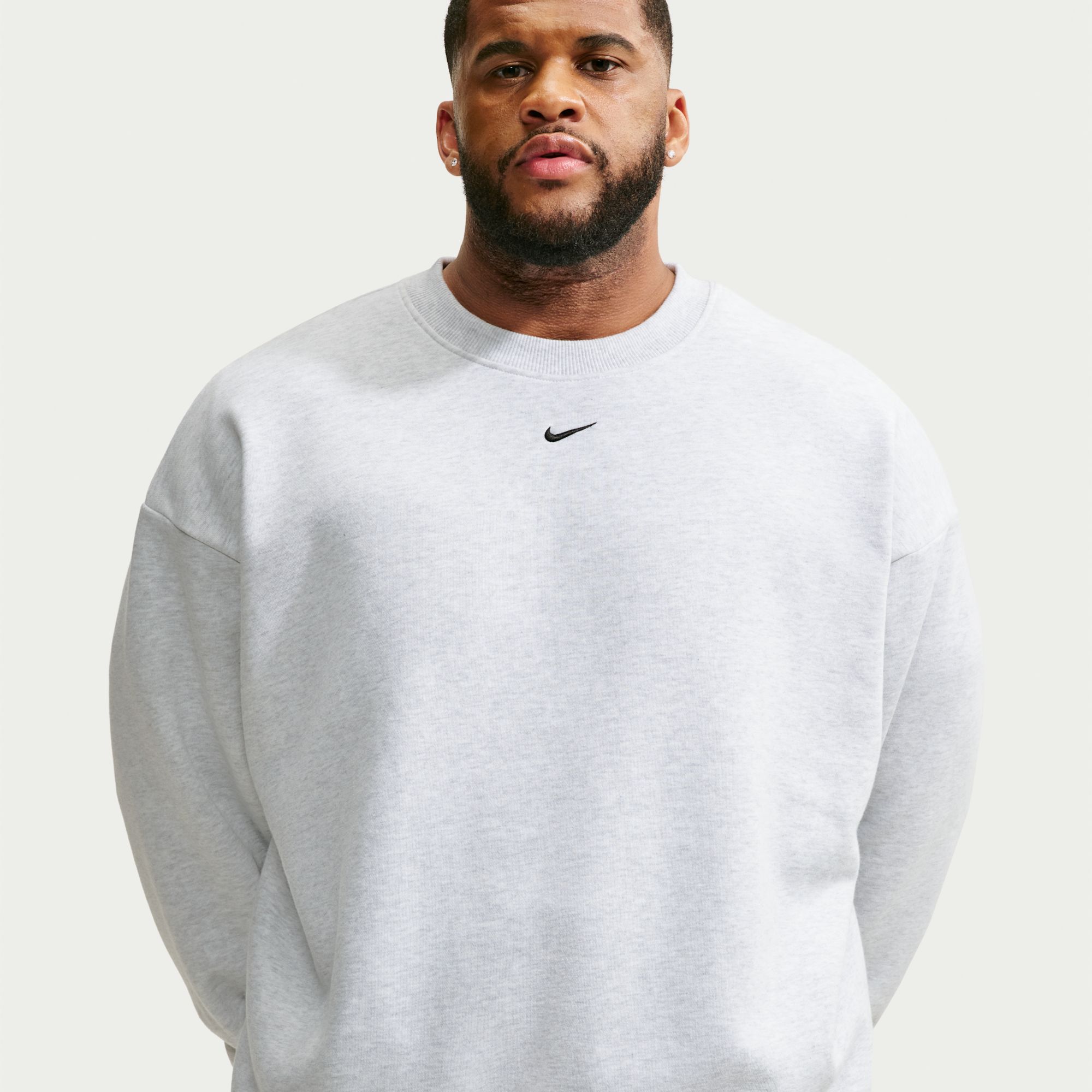 Nike Men's Solo Swoosh Fleece Crewneck Sweatshirt
