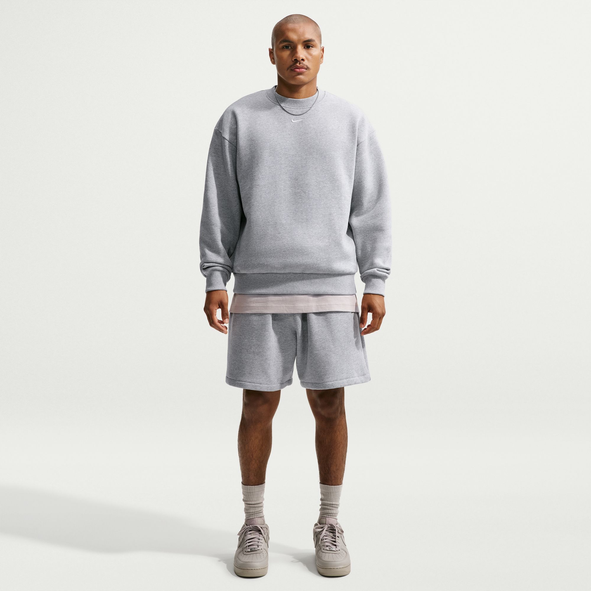 Nike Men's Solo Swoosh Fleece Crewneck Sweatshirt