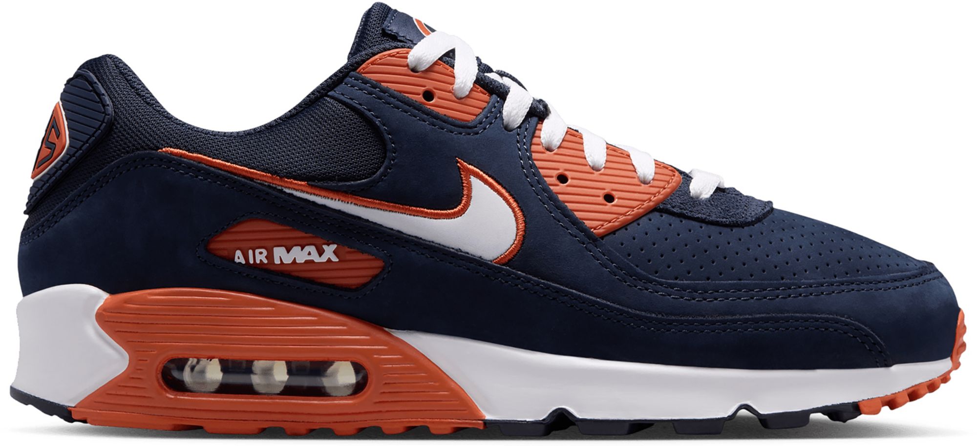 Nike Men's Air Max 90 Chicago Bears 'NFL Rivalries' Shoes