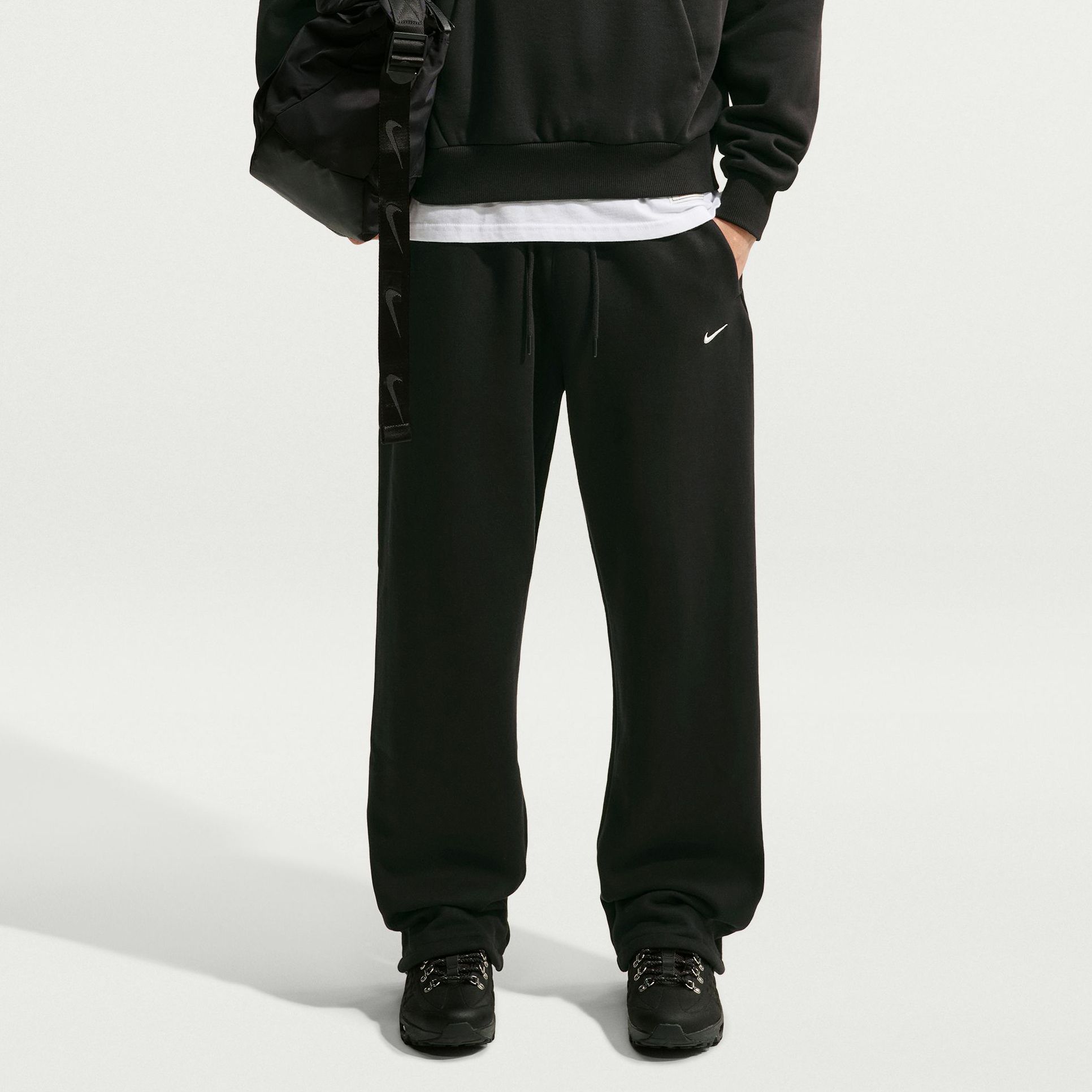 Nike Men's Solo Swoosh Fleece Bungee Pants