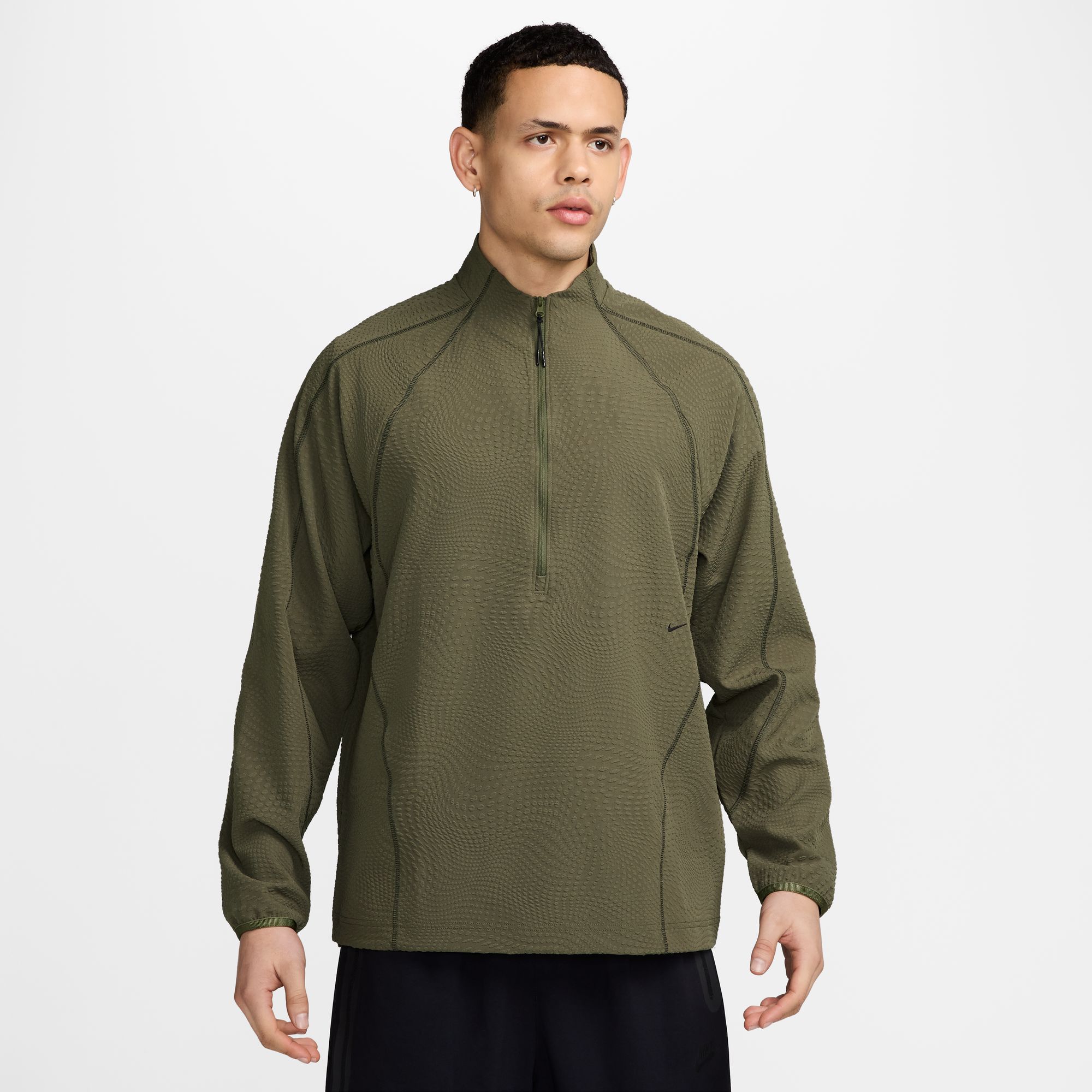 Nike Men's Tech Dri-FIT Quarter-Zip Top, XXL, Medium Olive