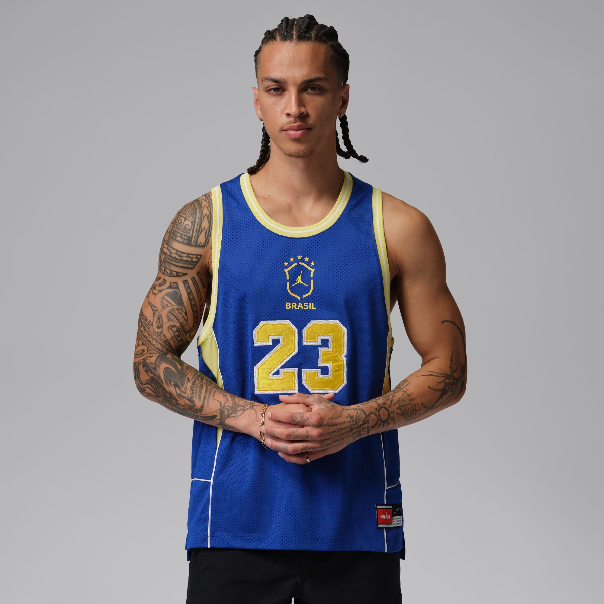 Jordan Men's Essentials Mesh Brazil Jersey