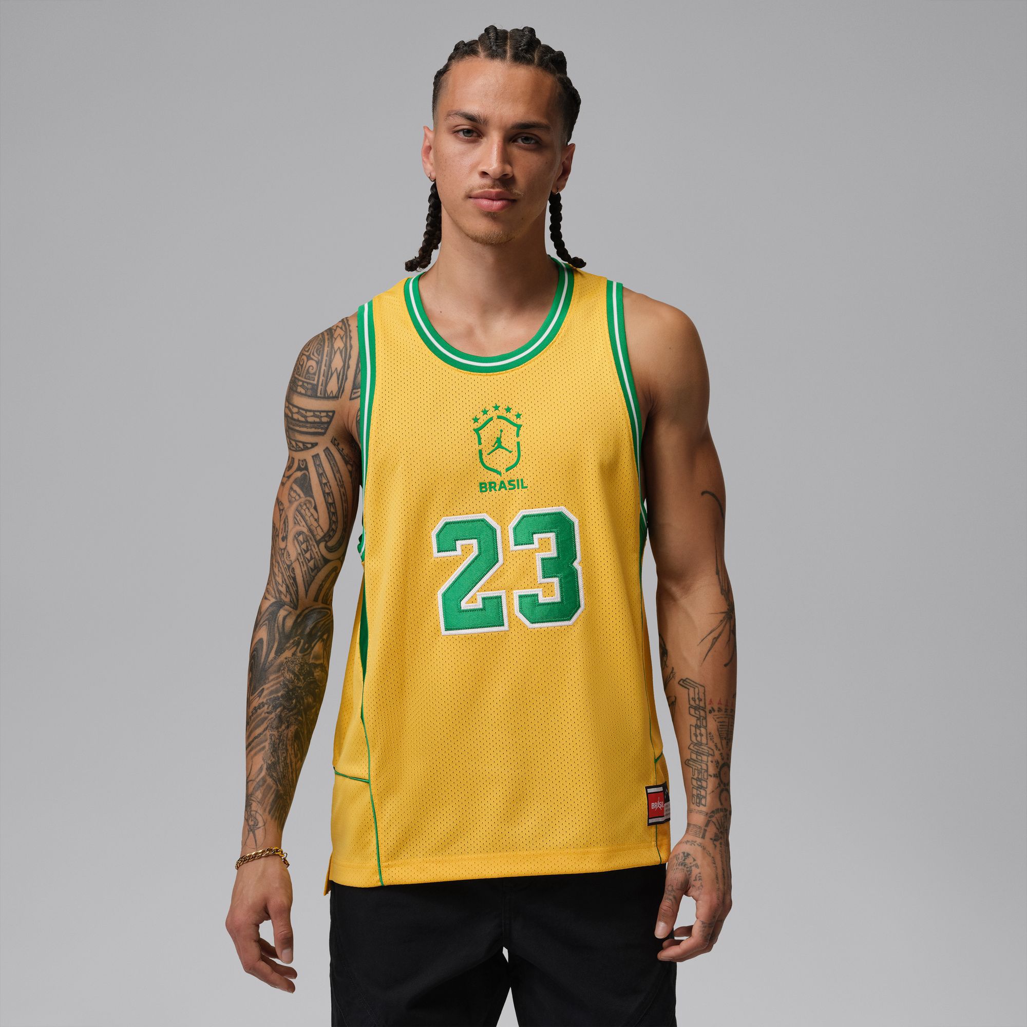 Jordan Men's Essentials Mesh Brazil Jersey