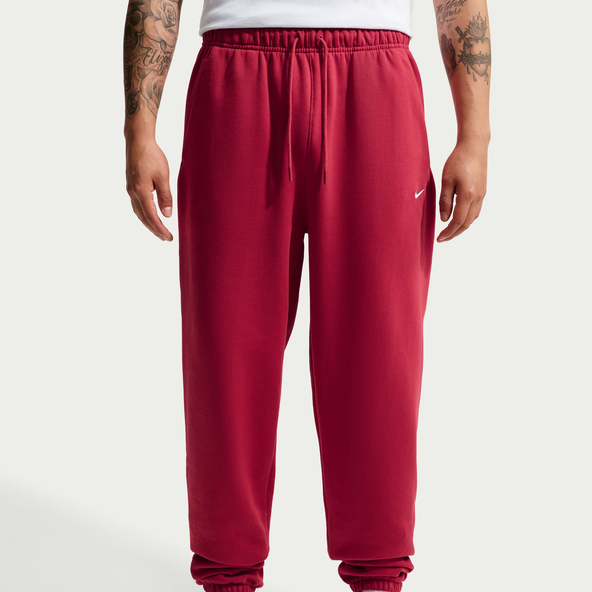 Nike Men's Solo Swoosh Fleece Cuff Pants