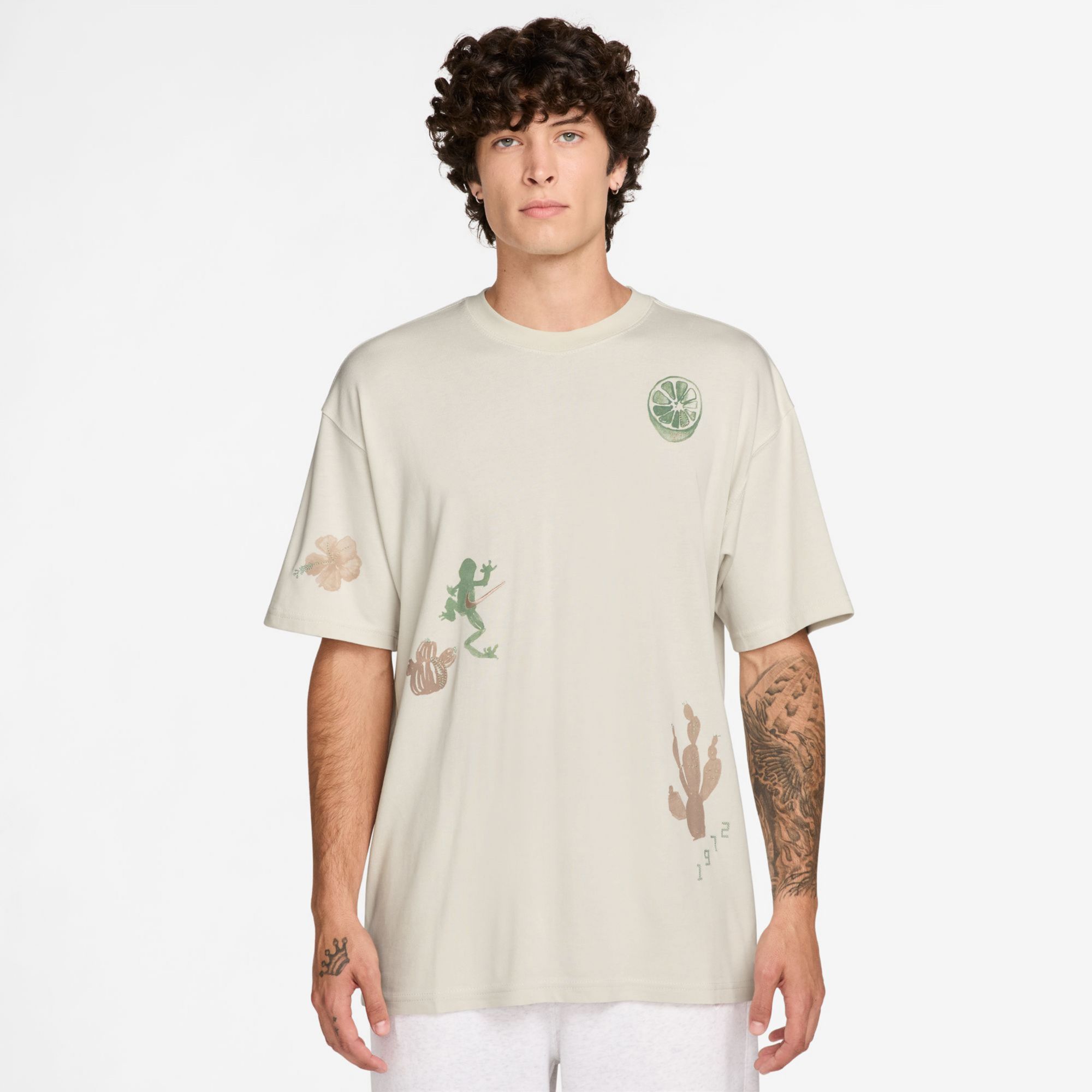 Nike Men's Sportswear Tropical Emblems Graphic T-Shirt