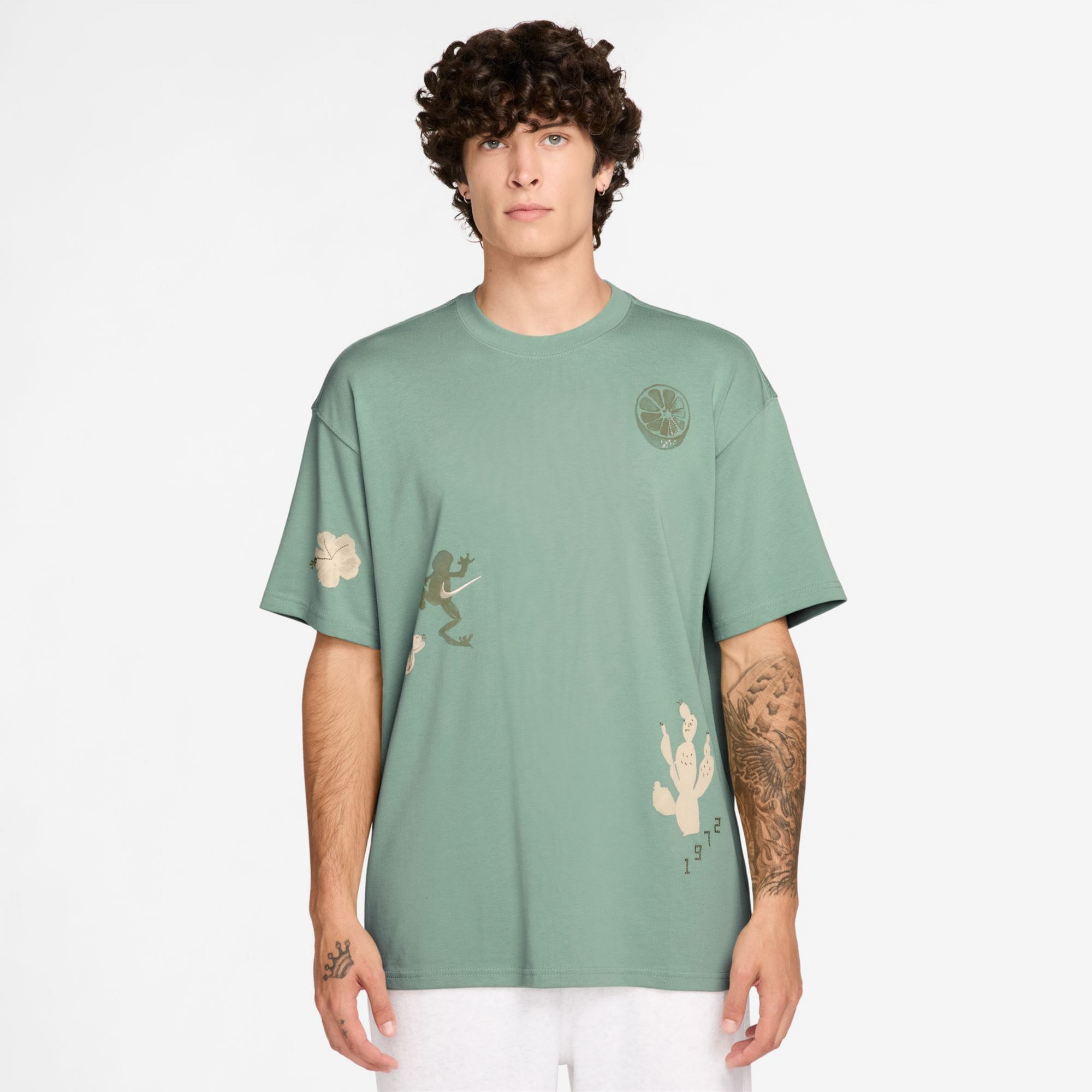 Nike Men's Sportswear Tropical Emblems Graphic T-Shirt