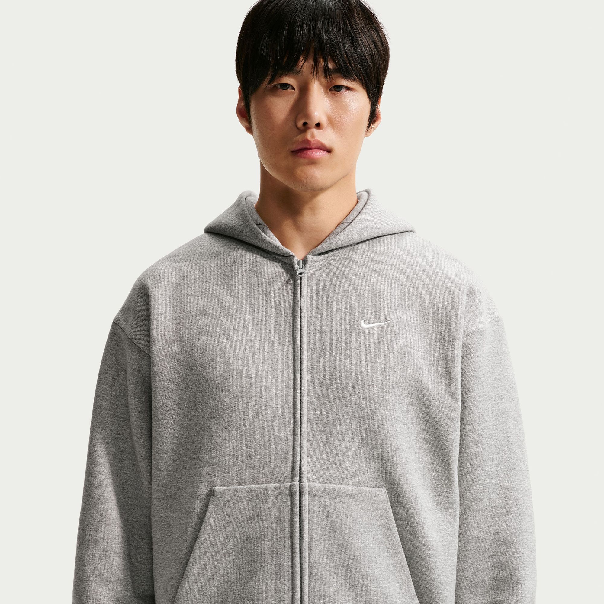 Nike Men's Solo Swoosh Fleece Full-Zip Hoodie