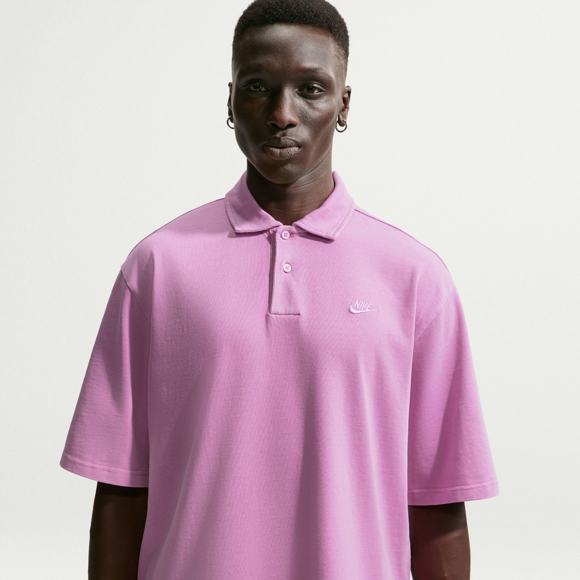 Nike Men's Sportswear Club Washed Jersey Polo