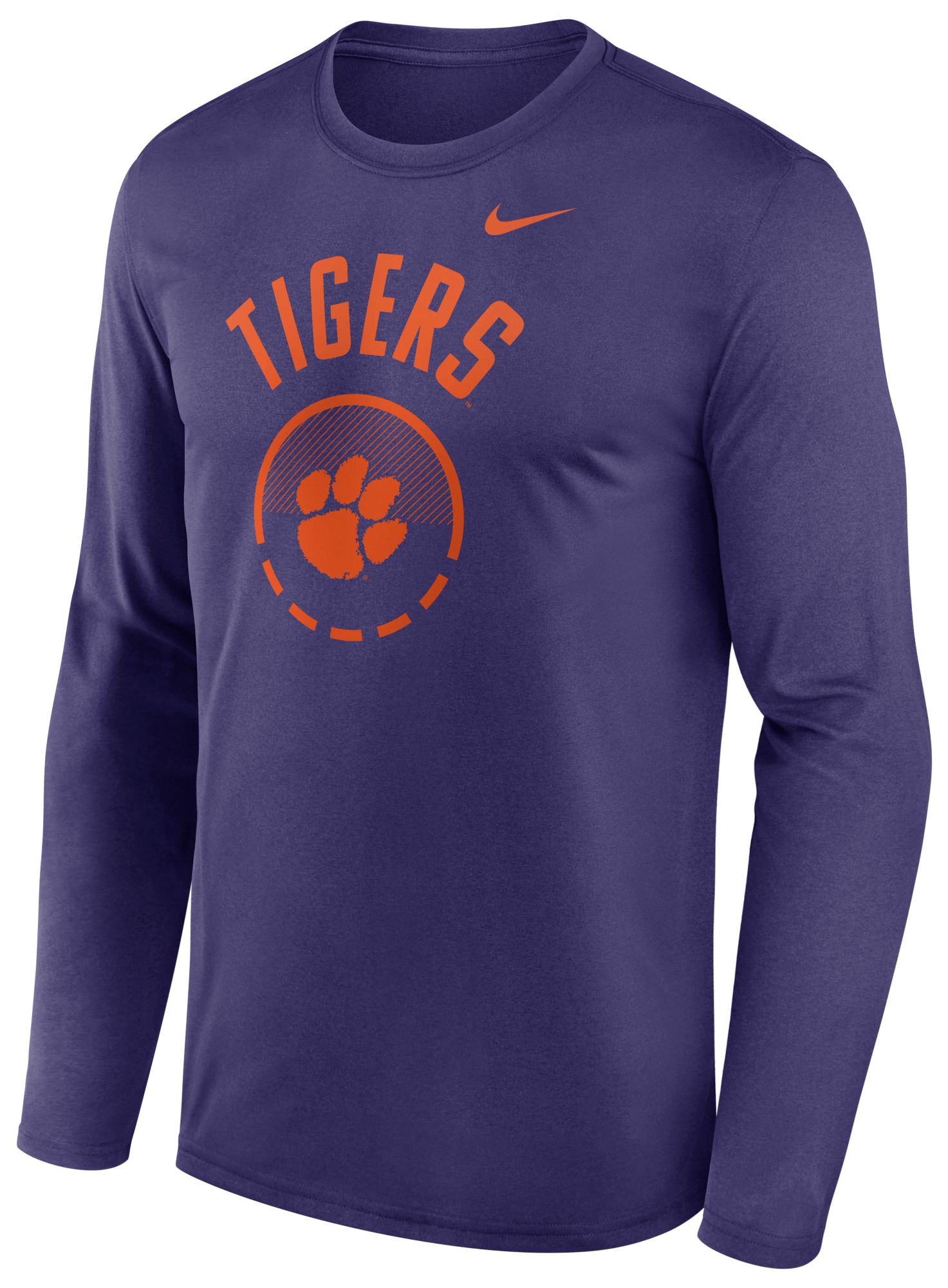 Nike Men's Clemson Tigers Dri-FIT Shooting Long Sleeve Shirt