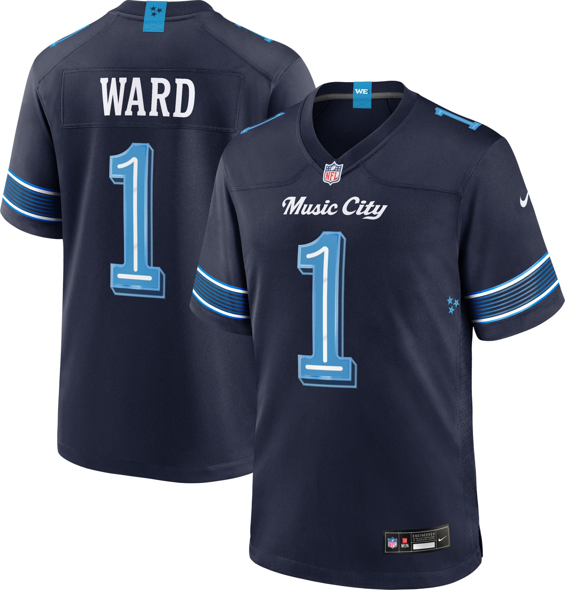 Nike Men's Tennessee Titans Cam Ward NFL Rivalries Game Jersey