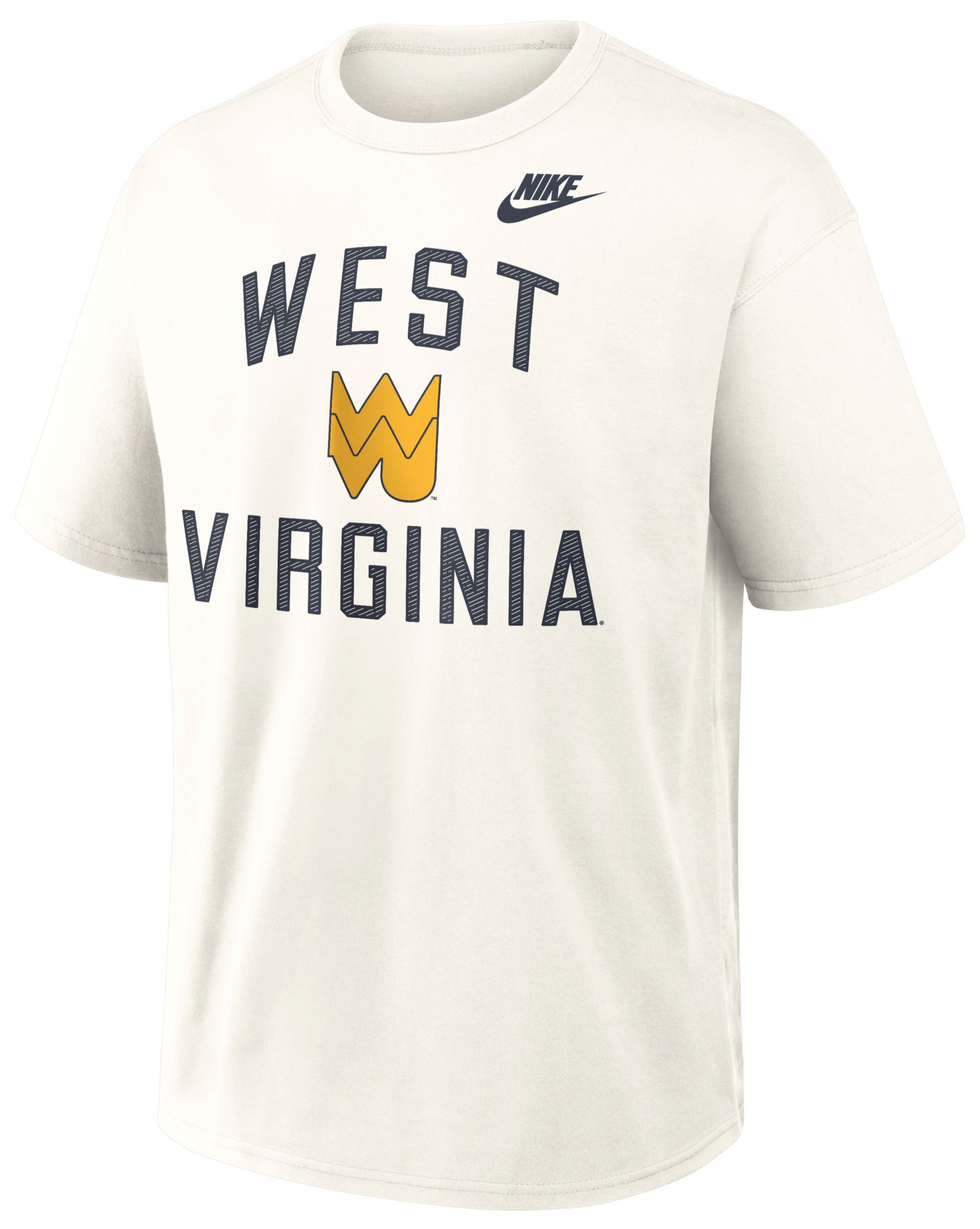 Nike Men's West Virginia Mountaineers Max90 Legacy T-Shirt, Small, Blue