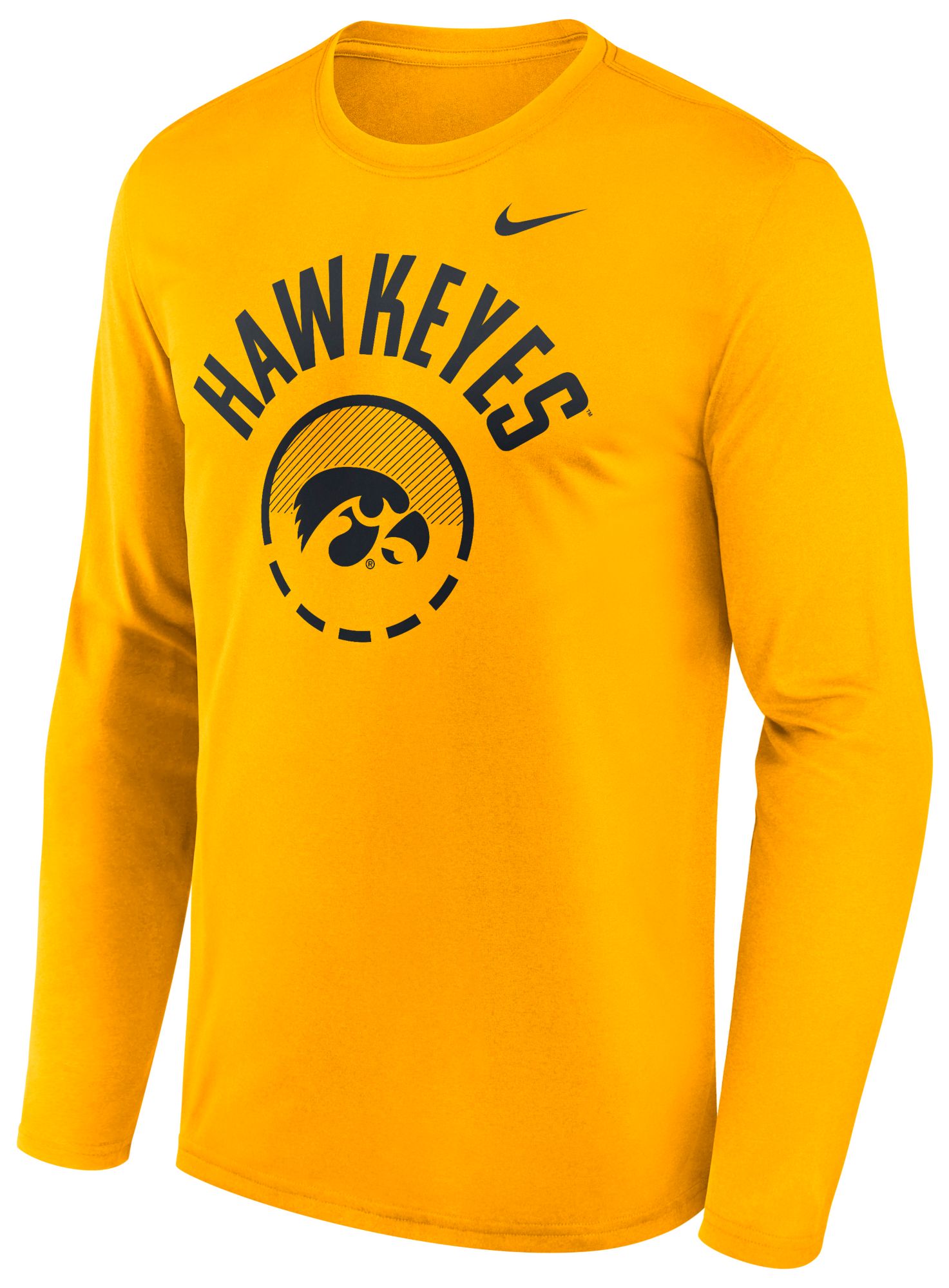 Nike Men's Iowa Hawkeyes Dri-FIT Shooting Long Sleeve Shirt