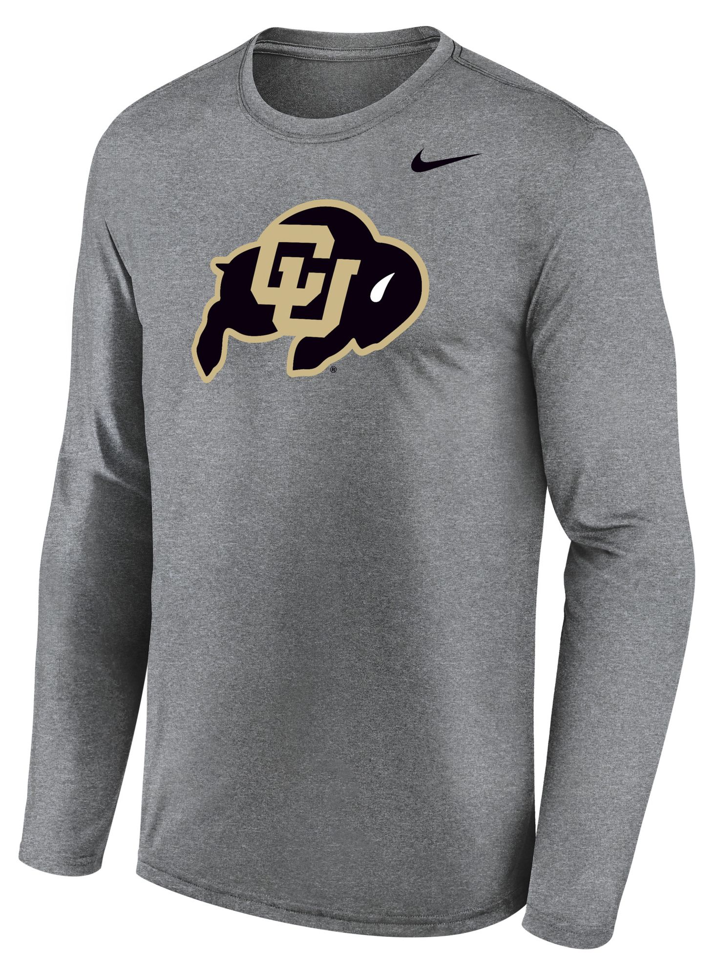 Nike Men's BYU Cougars Gray Legend Long Sleeve Shirt