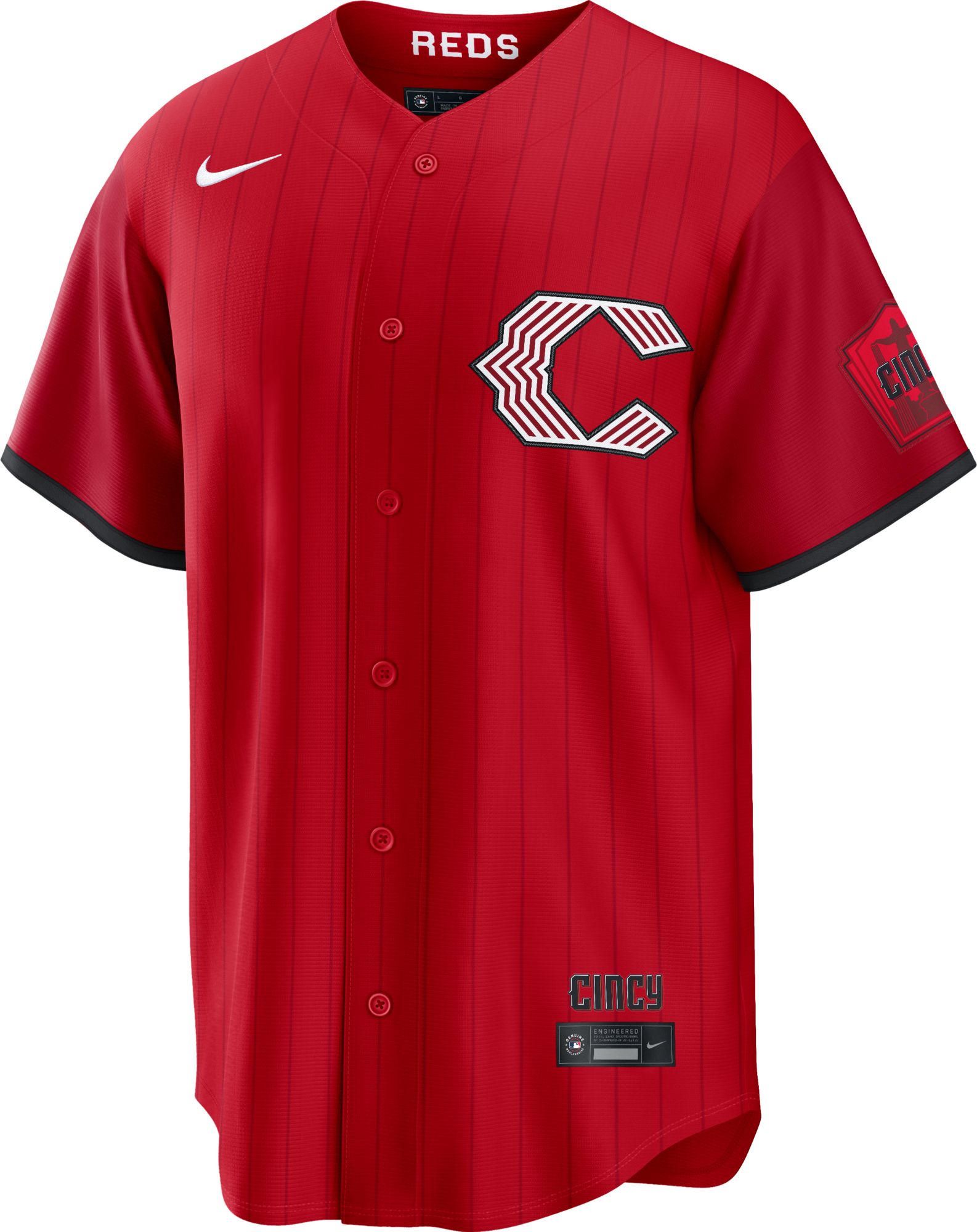 Nike Men's Cincinnati Reds 2026 City Connect Blank Stadium Jersey