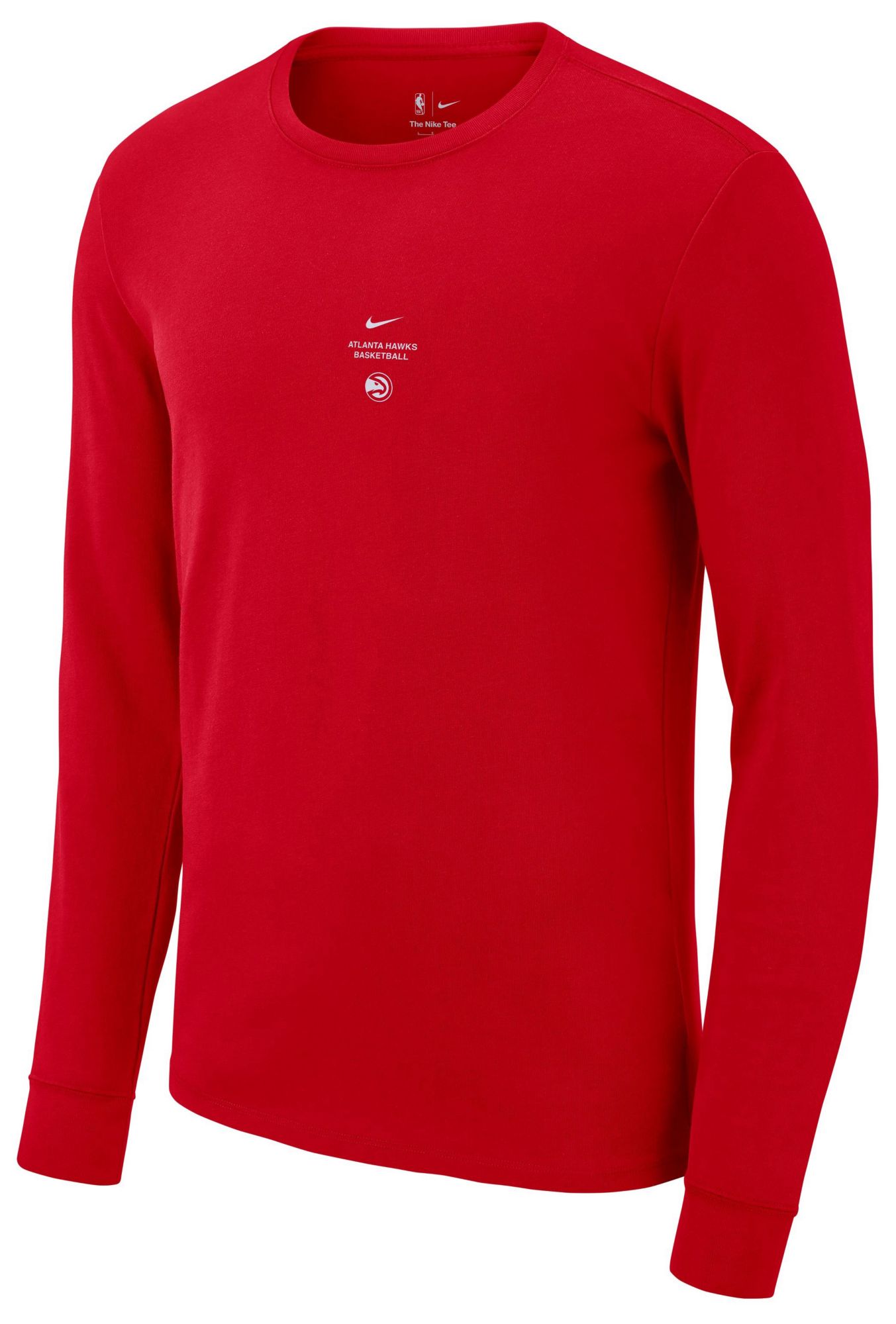 Nike Adult Atlanta Hawks Worn With Obsession Standard Issue Practice Long Sleeve Shirt