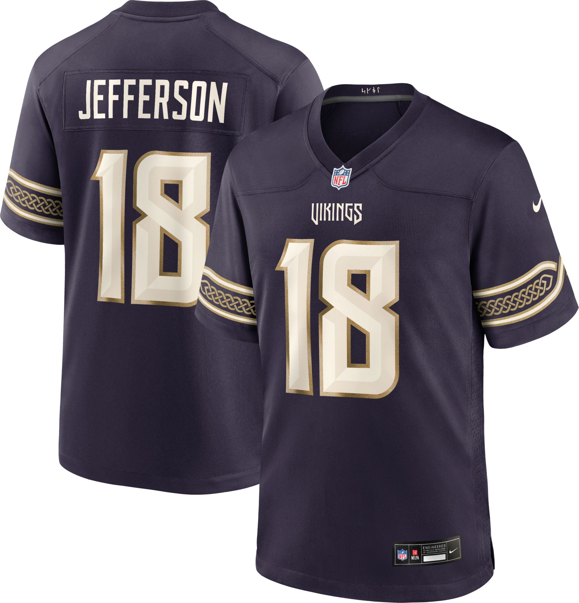 Nike Men's Minnesota Vikings Justin Jefferson NFL Rivalries Game Jersey