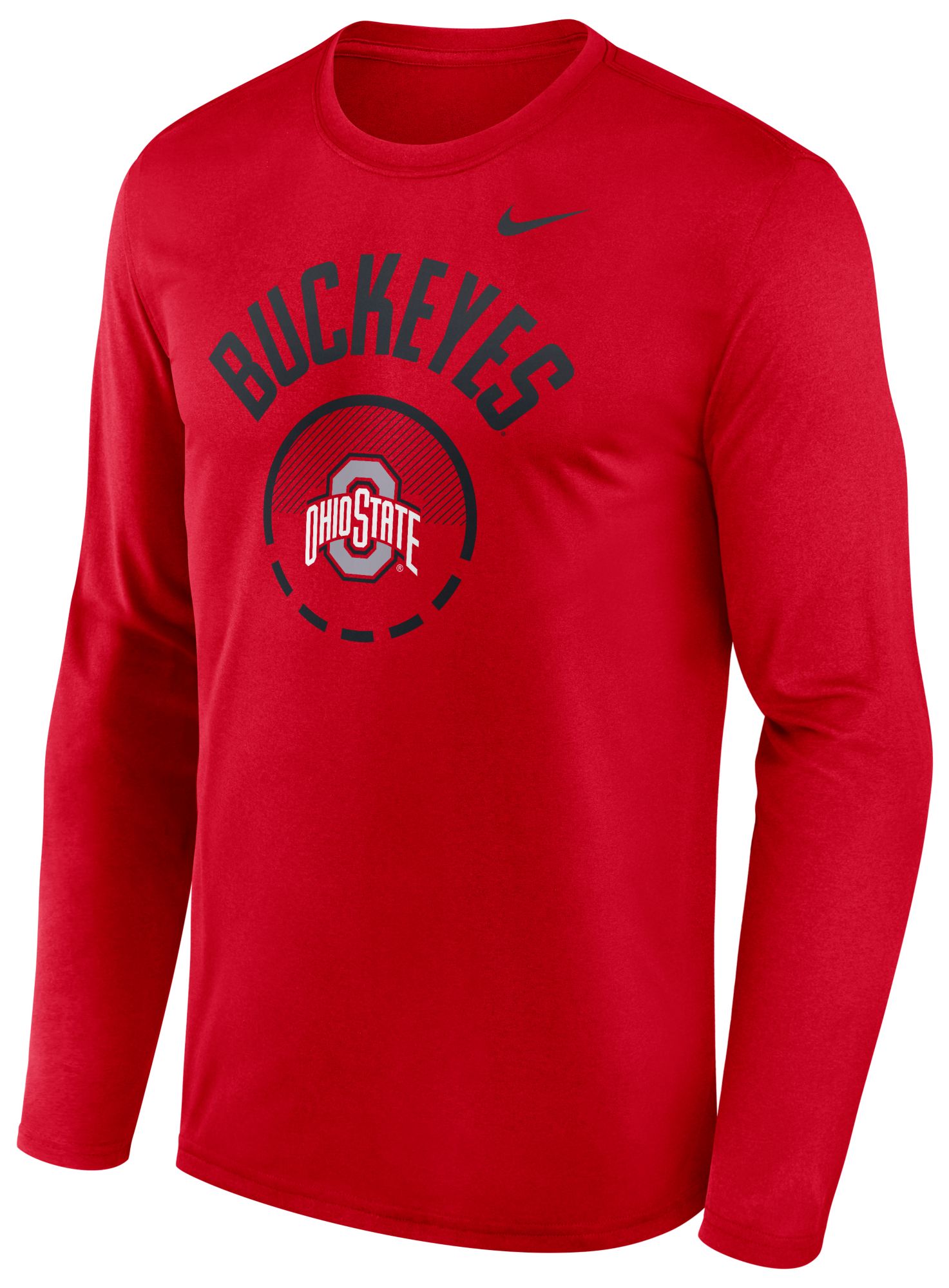 Nike Men's Ohio State Buckeyes Dri-FIT Shooting Long Sleeve Shirt