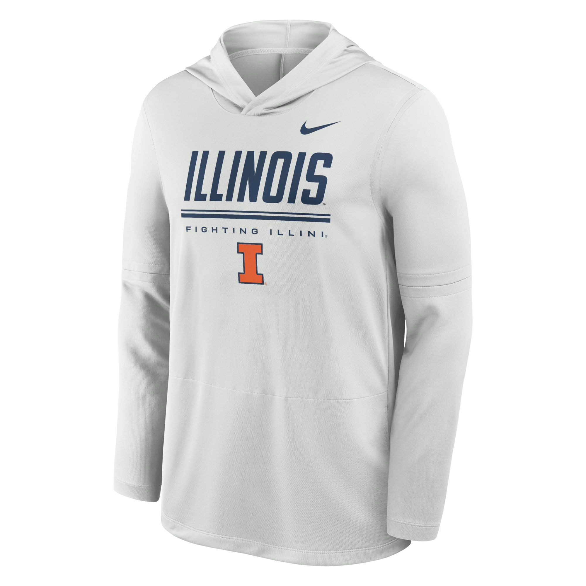 Nike Men's Illinois Fighting Illini Photon Dust Dri-FIT Lightweight Hoodie