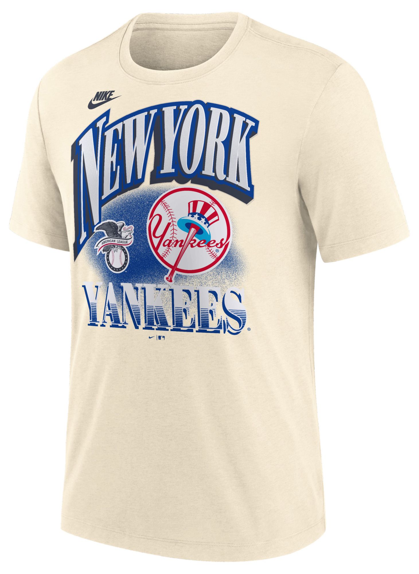 Nike Men's New York Yankees Tan Vintage Crew T-Shirt