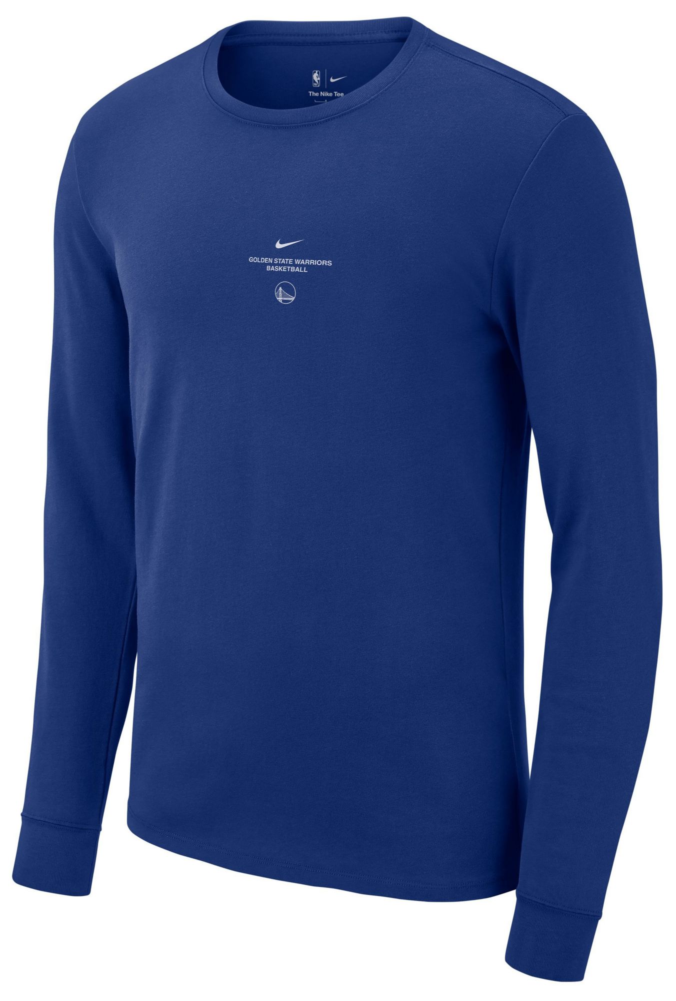 Nike Adult Golden State Warriors Worn With Obsession Practice Long Sleeve Shirt