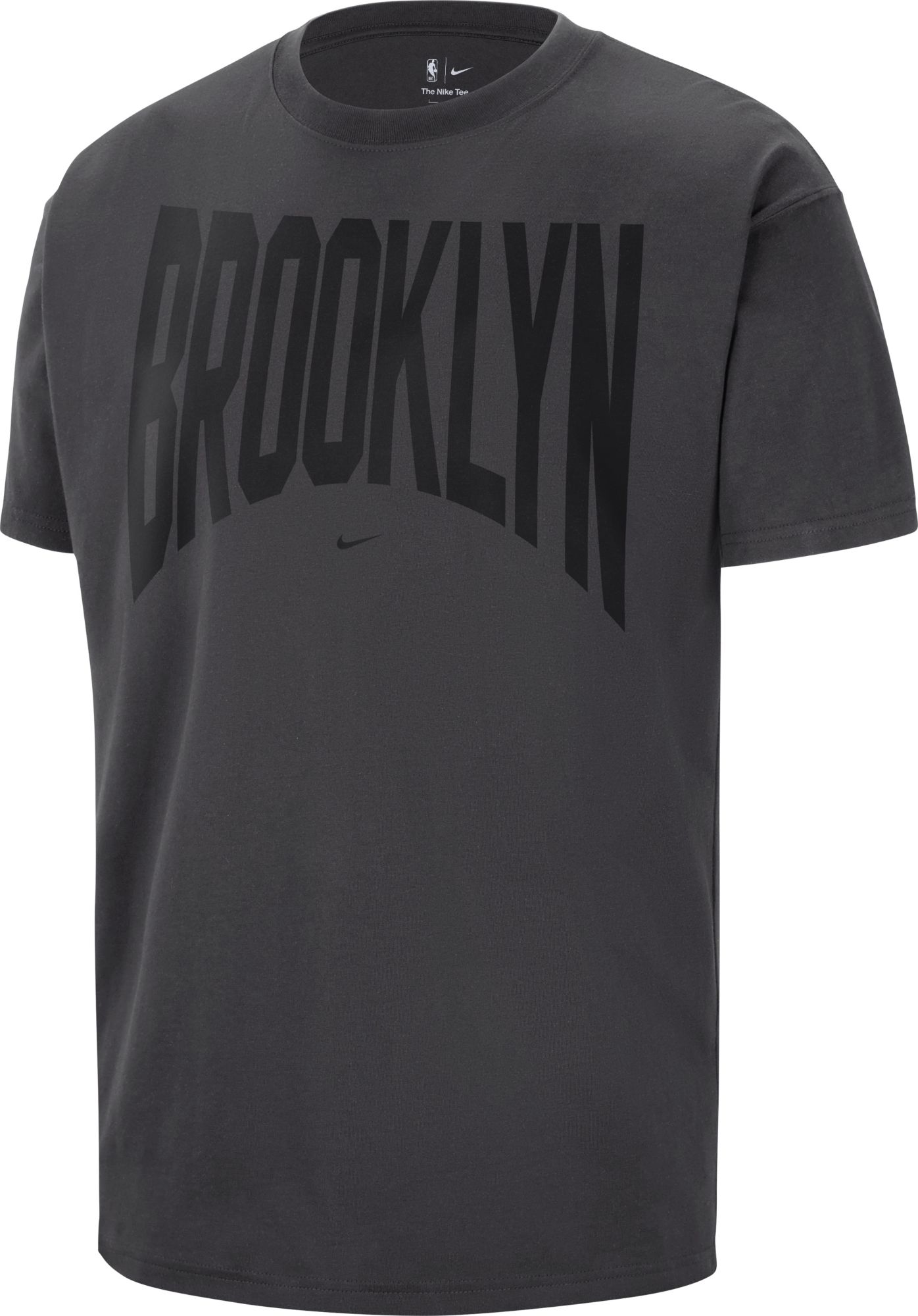Nike Adult Brooklyn Nets Worn With Obsession Standard Issue Travel Peak T-Shirt