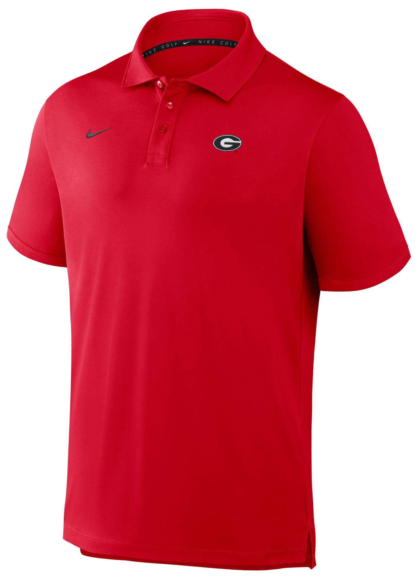 Nike Men's Georgia Bulldogs Primary Performance Polo, XXL, Red