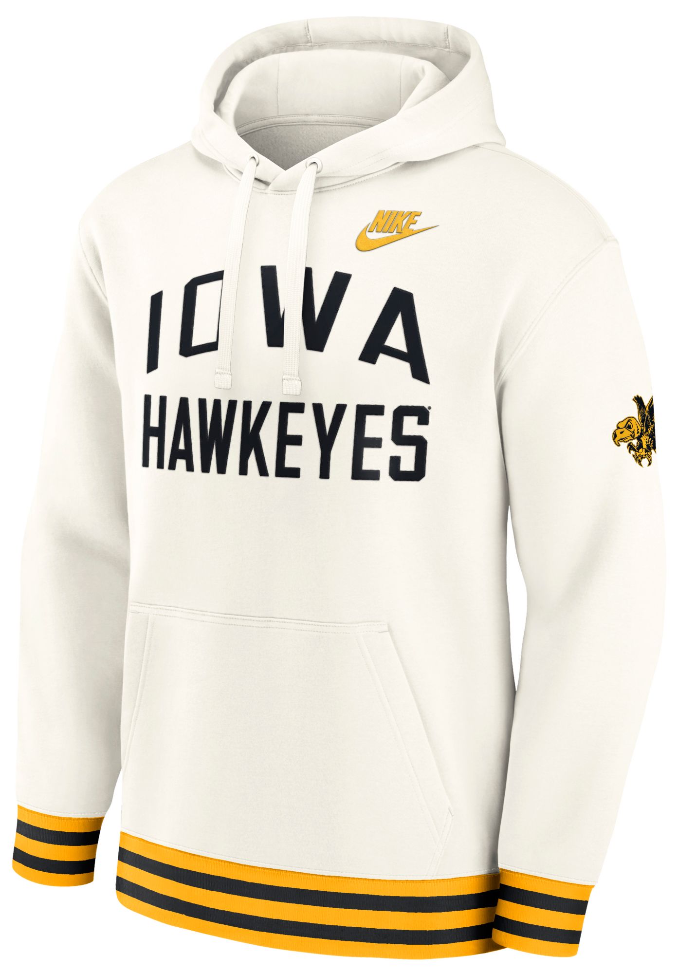 Nike Men's Iowa Hawkeyes Legacy Twill Hoodie