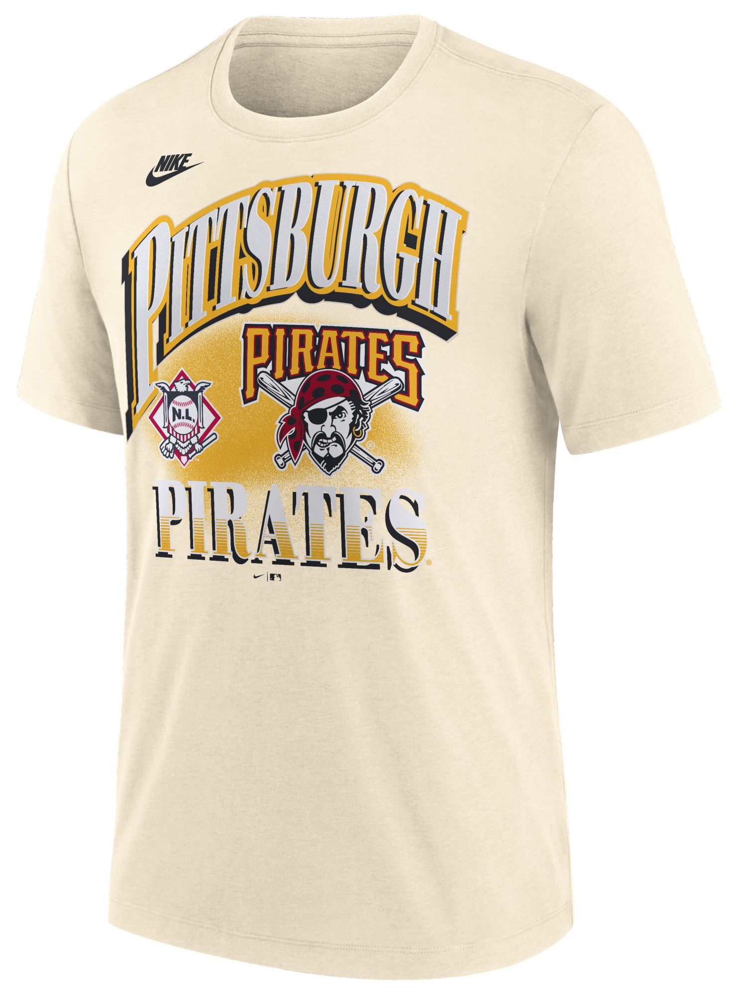 Nike Men's Pittsburgh Pirates Tan Vintage Crew T-Shirt | Dick's