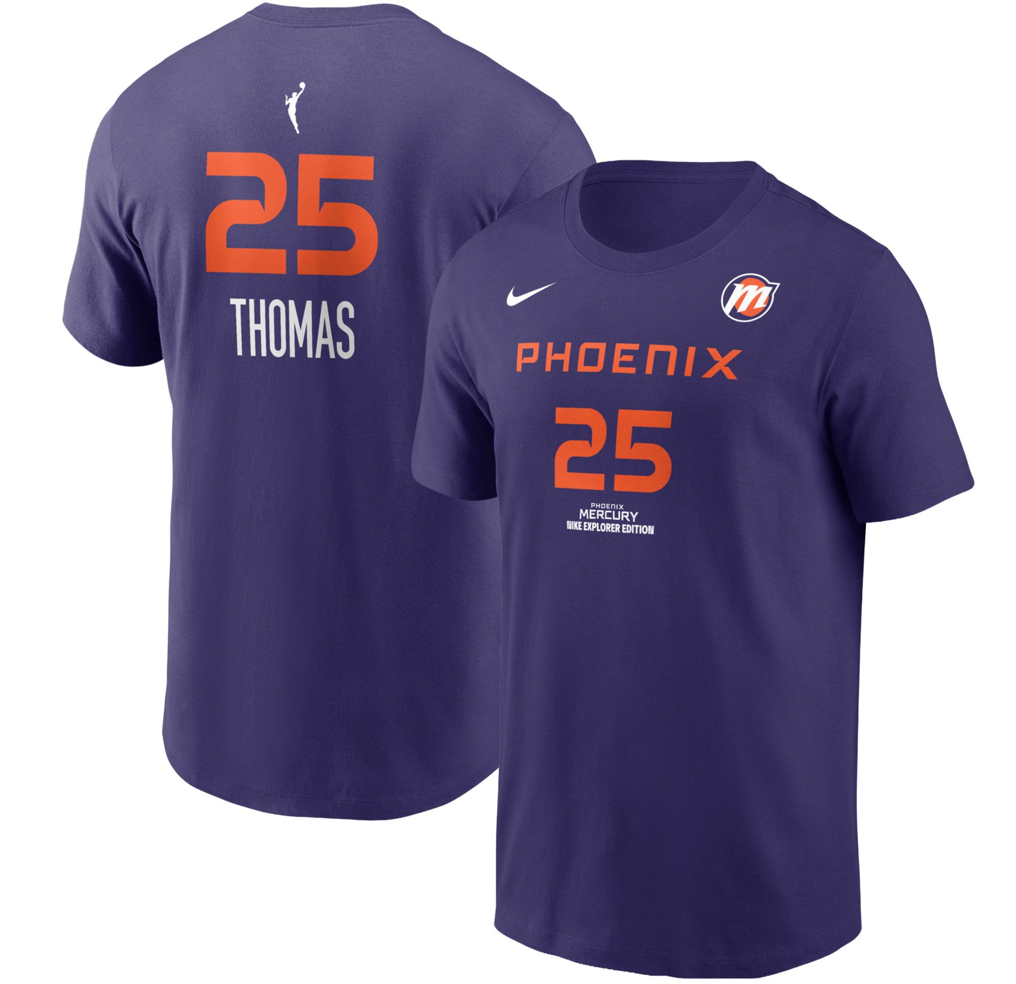 Nike Men's Phoenix Mercury Purple Alyssa Thomas #25 T-Shirt