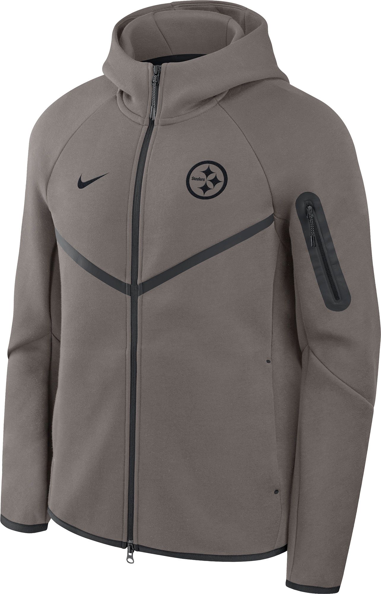 Nike Men's Pittsburgh Steelers Tech Fleece Full-Zip Hoodie