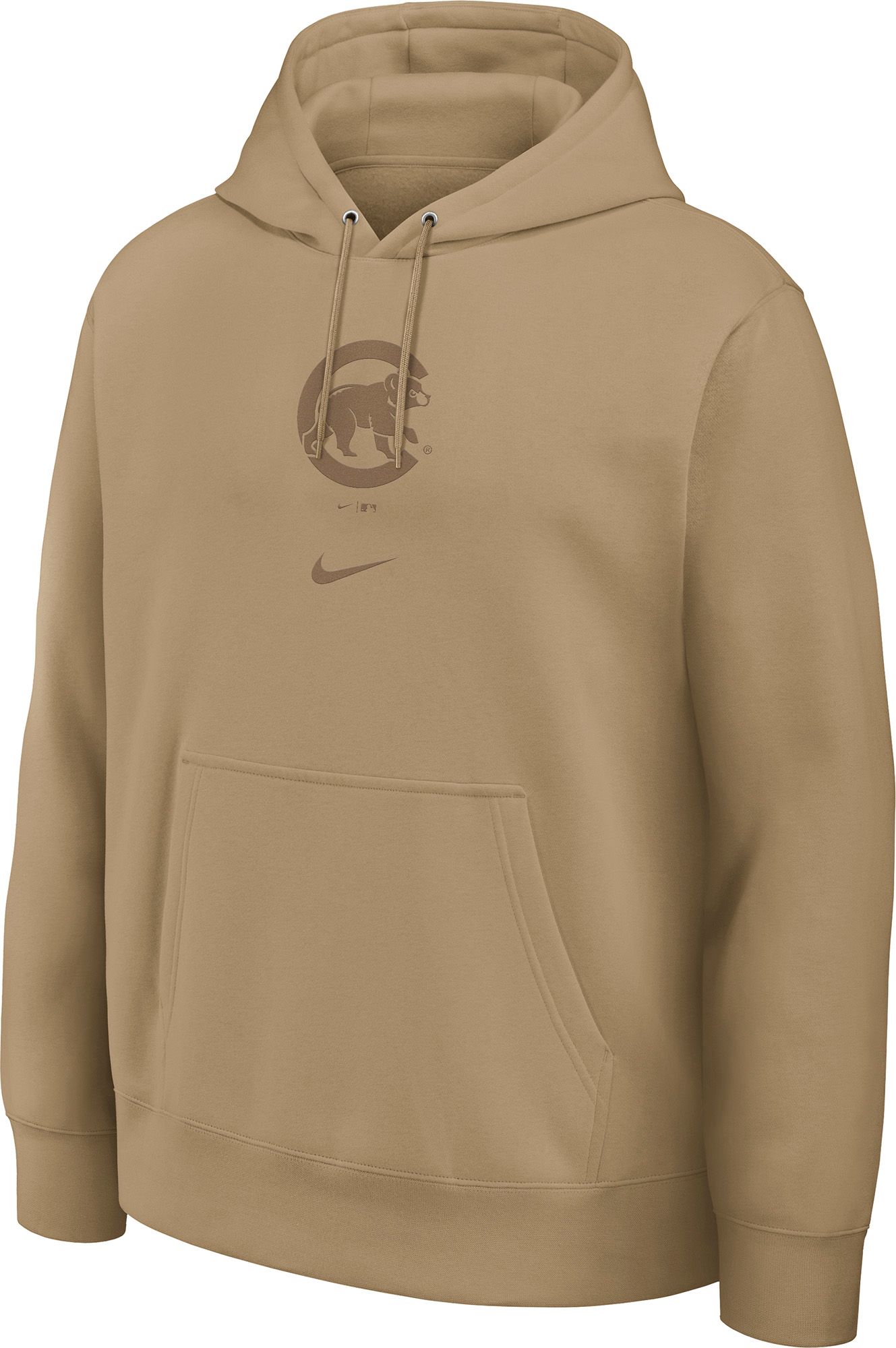 Nike Men's Chicago Cubs Washed Club Fleece Hoodie