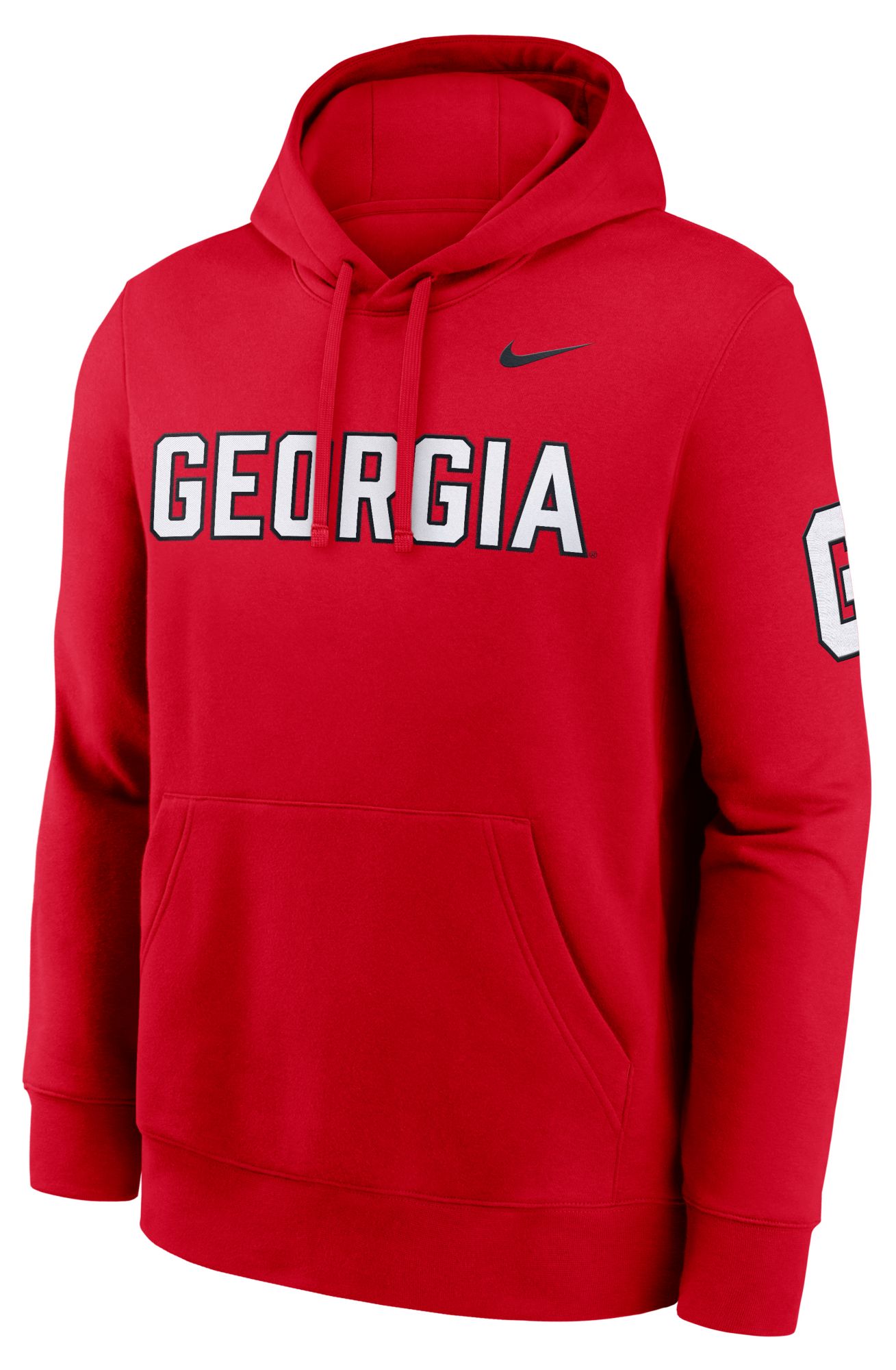 Nike Men's Georgia Bulldogs Club Fleece Hoodie