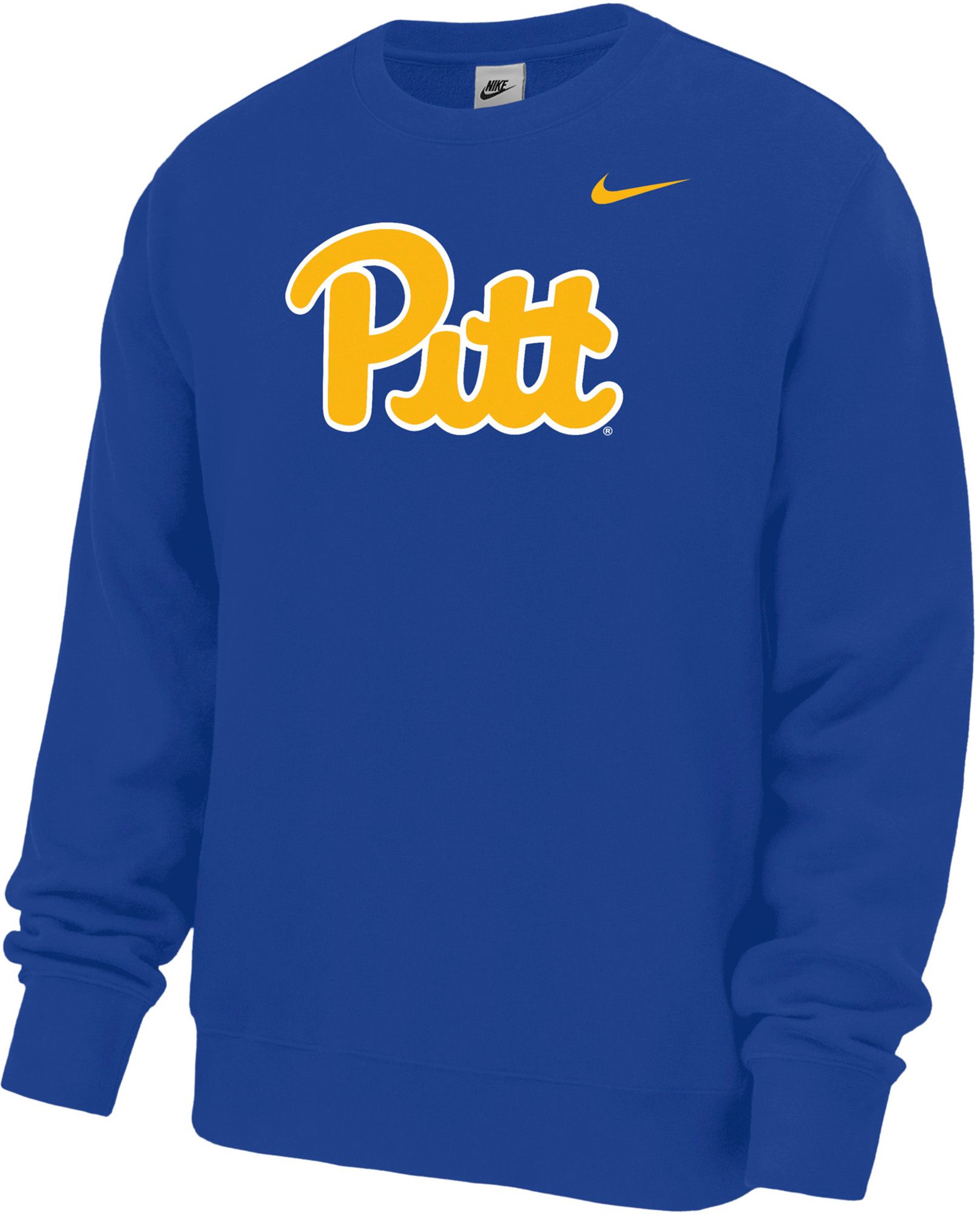 Nike Men's Pitt Panthers Royal Club Fleece Crewneck Sweatshirt