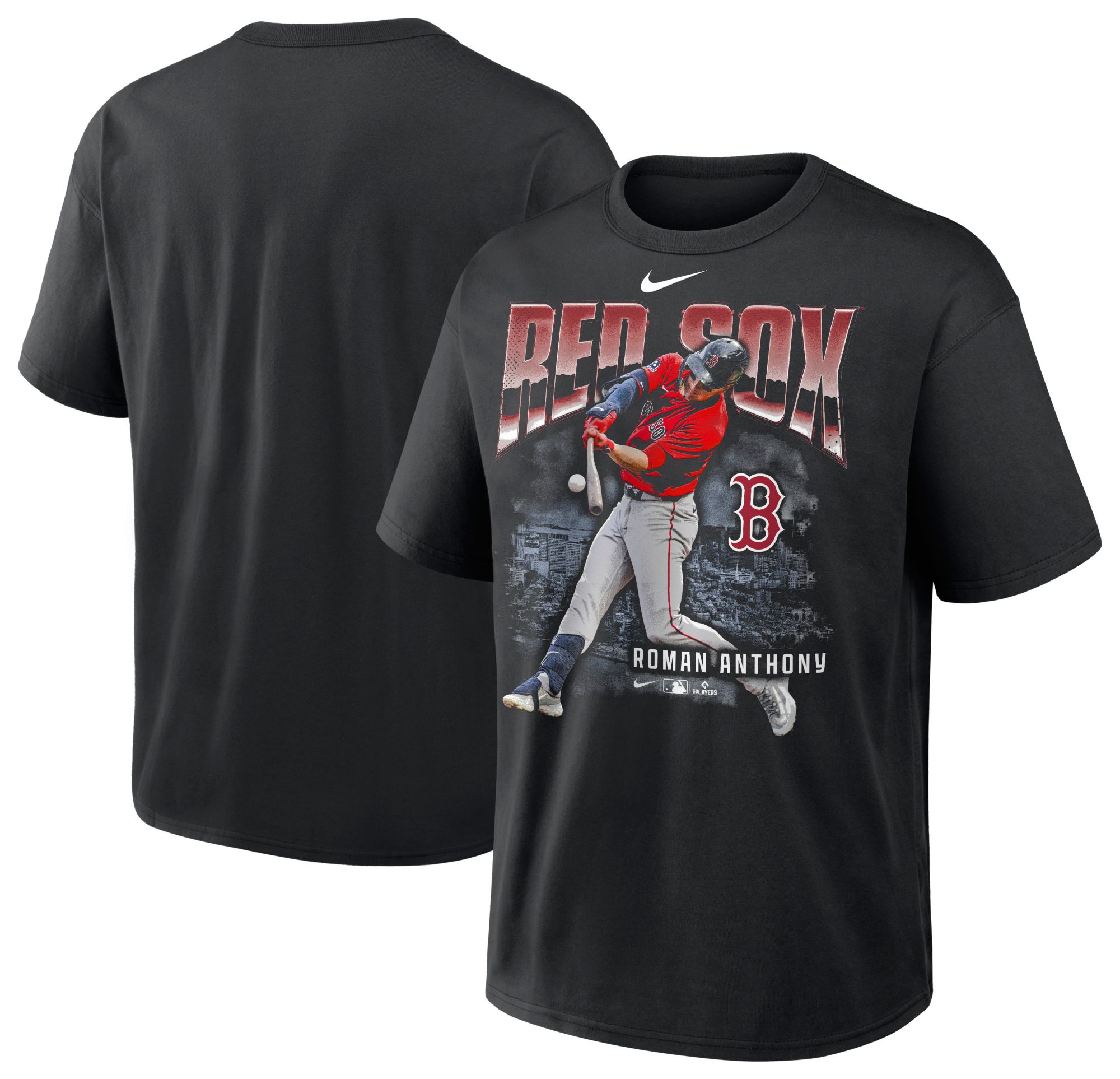 Nike Men's Boston Red Sox Black Roman Anthony T-Shirt