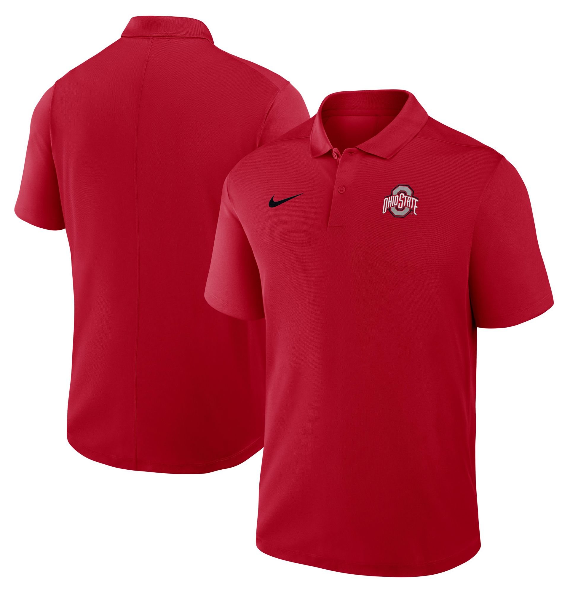 Nike Men's Ohio State Buckeyes Red Hot Corner Sideline Polo