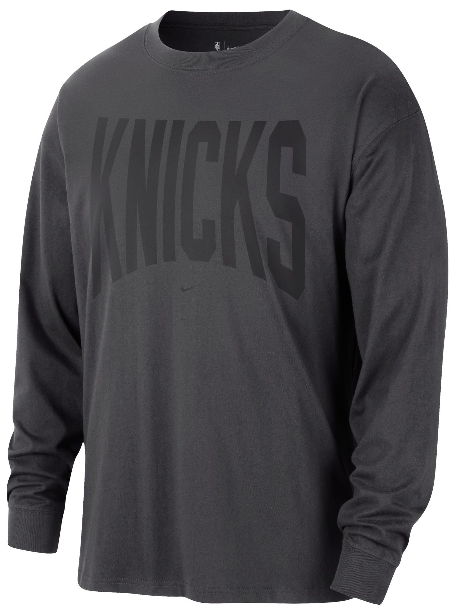 Nike Adult New York Knicks Worn With Obsession Travel Long Sleeve Shirt