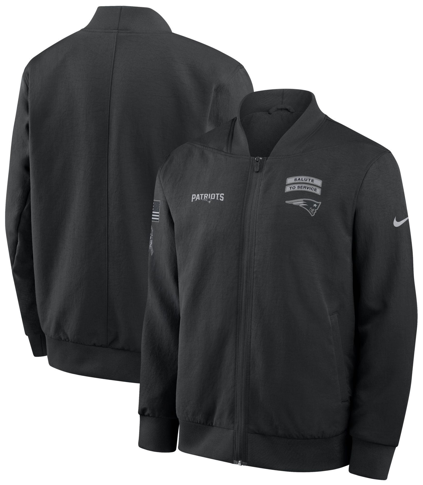 Nike Men's New England Patriots Salute To Service 2026 Bomber Jacket