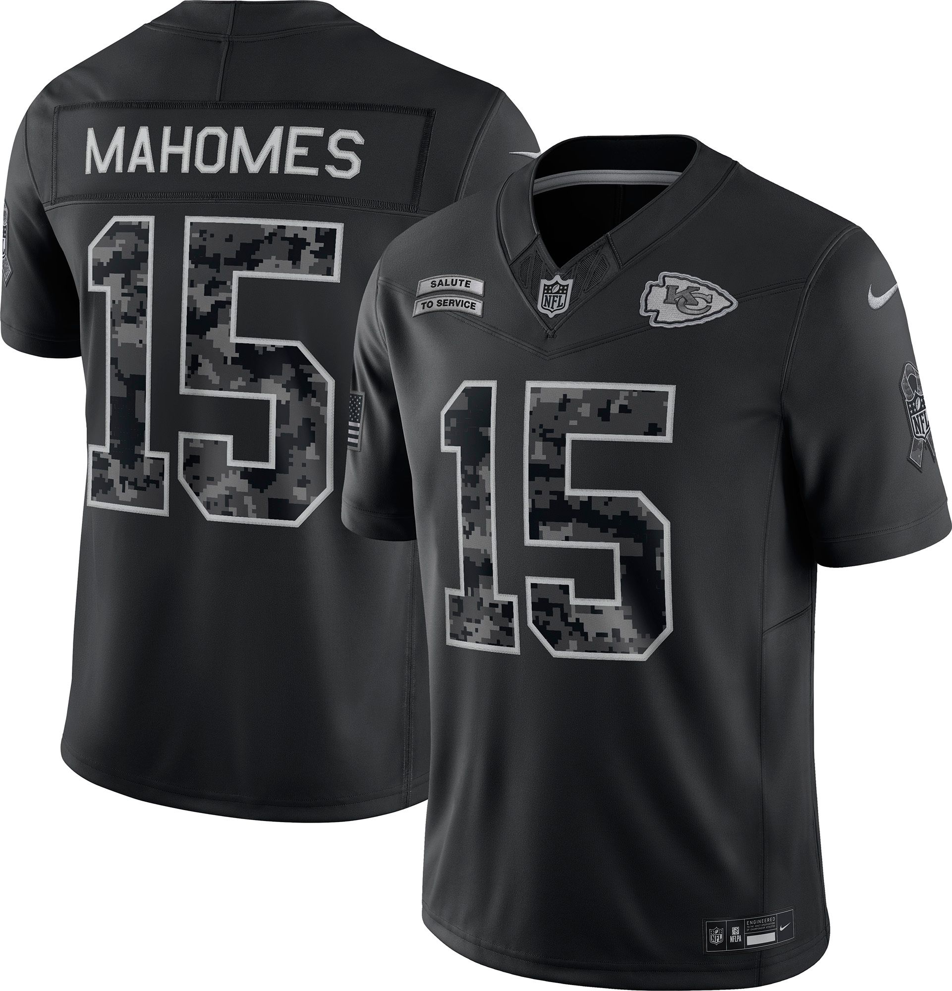 Nike Men's Kansas City Chiefs Patrick Mahomes Salute To Service 2026 Limited Jersey