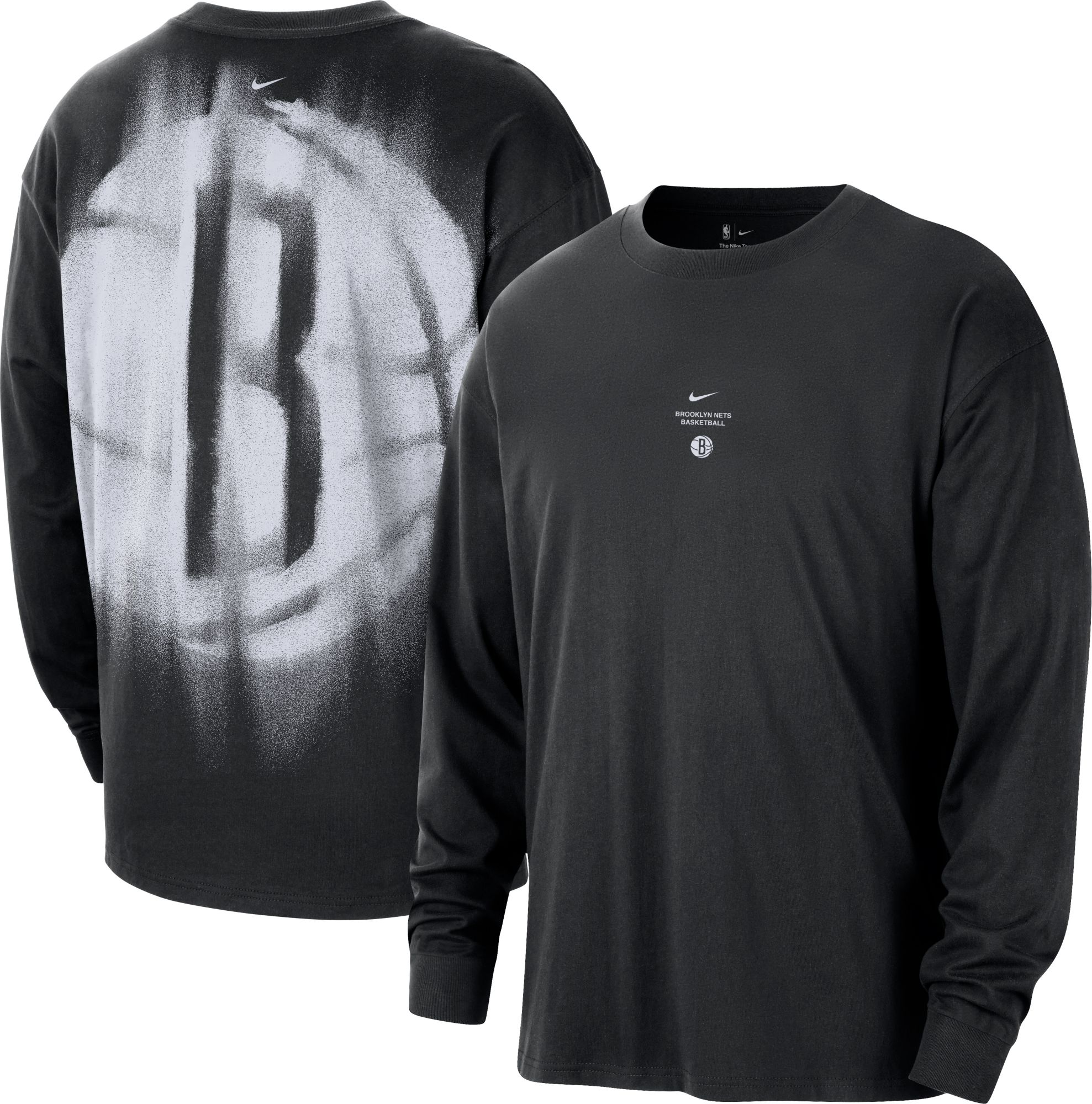 Nike Adult Brooklyn Nets Worn With Obsession Game Long Sleeve Shirt