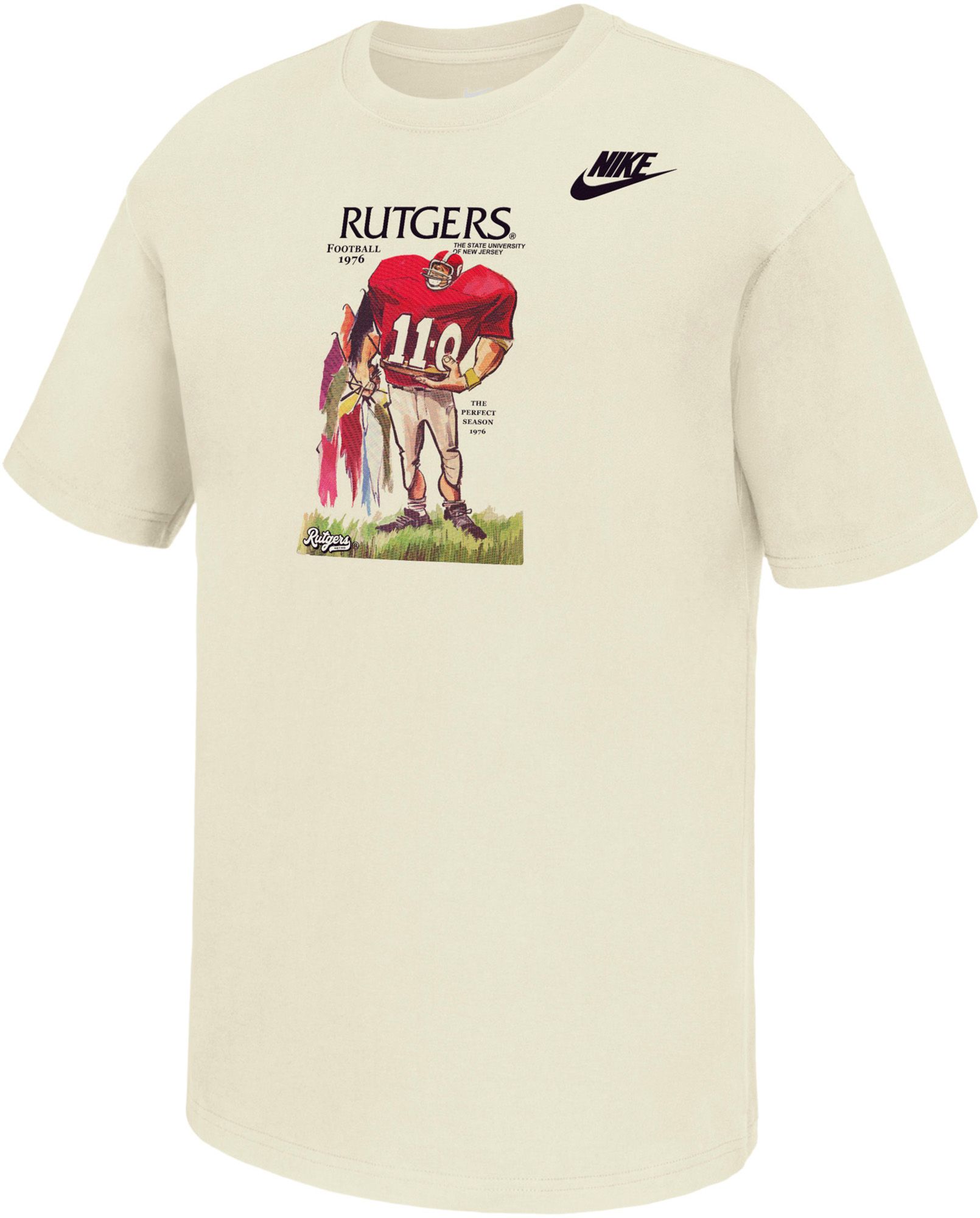 Nike Men's Rutgers Scarlet Knights White Homecoming T-Shirt
