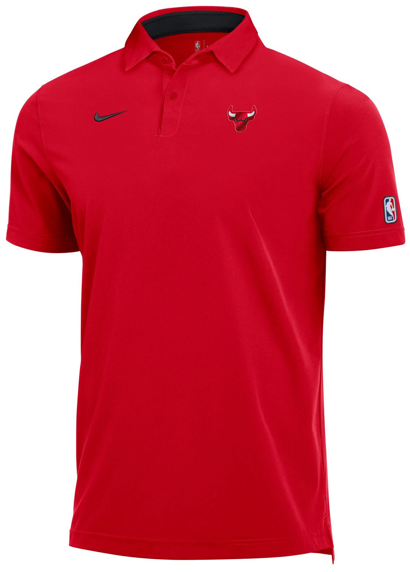 Nike Men's Chicago Bulls Red Staff Polo