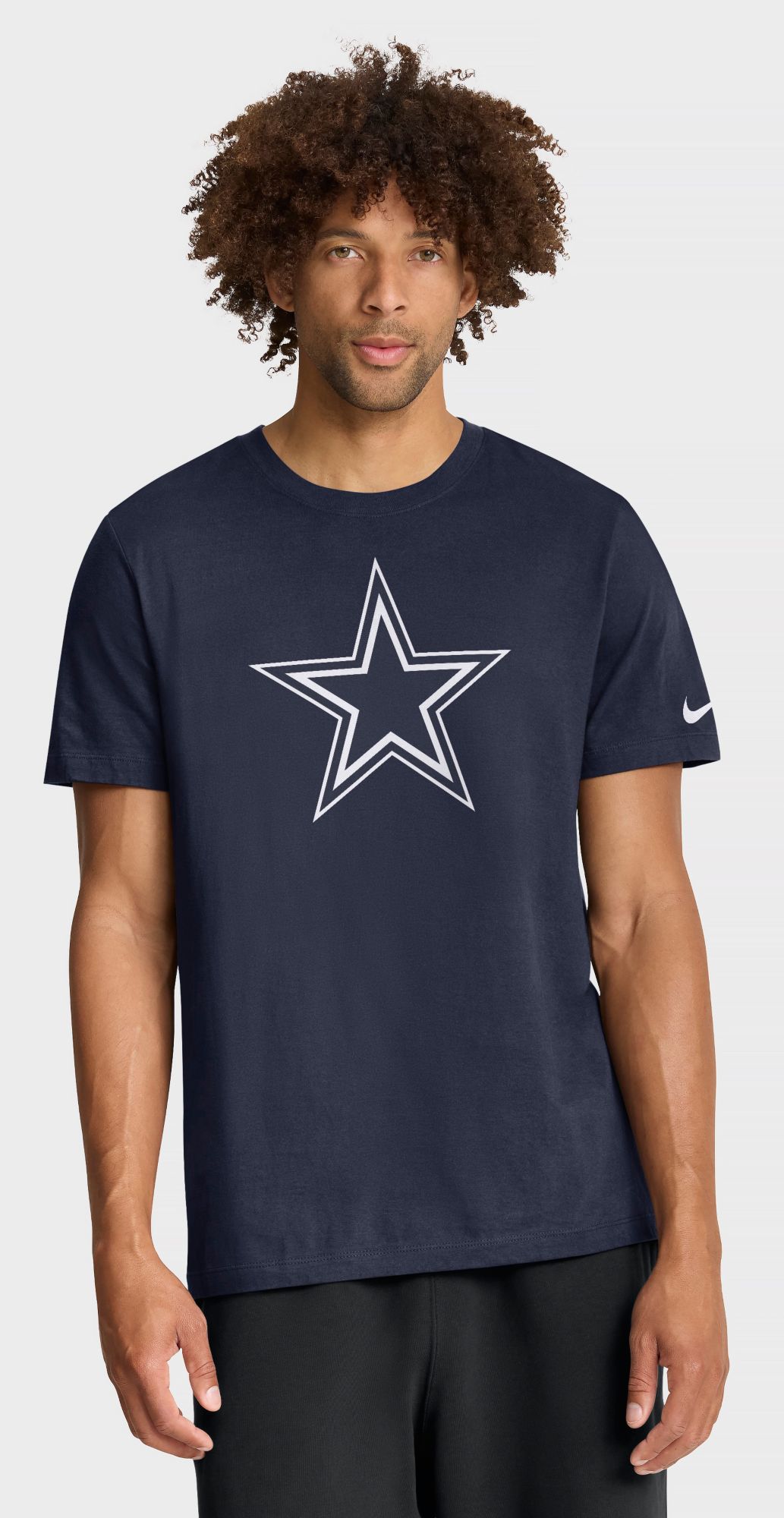 Nike Men's Dallas Cowboys White Essential Logo T-Shirt